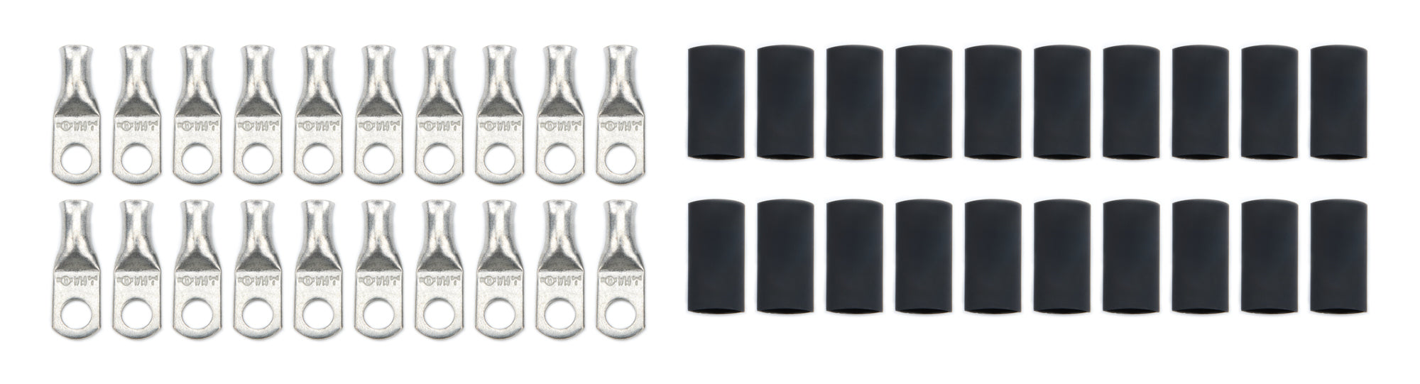 QuickCar Racing Products 57-570-20 8-Gauge Battery Ring Terminals with Heat Shrink, 20-Pack