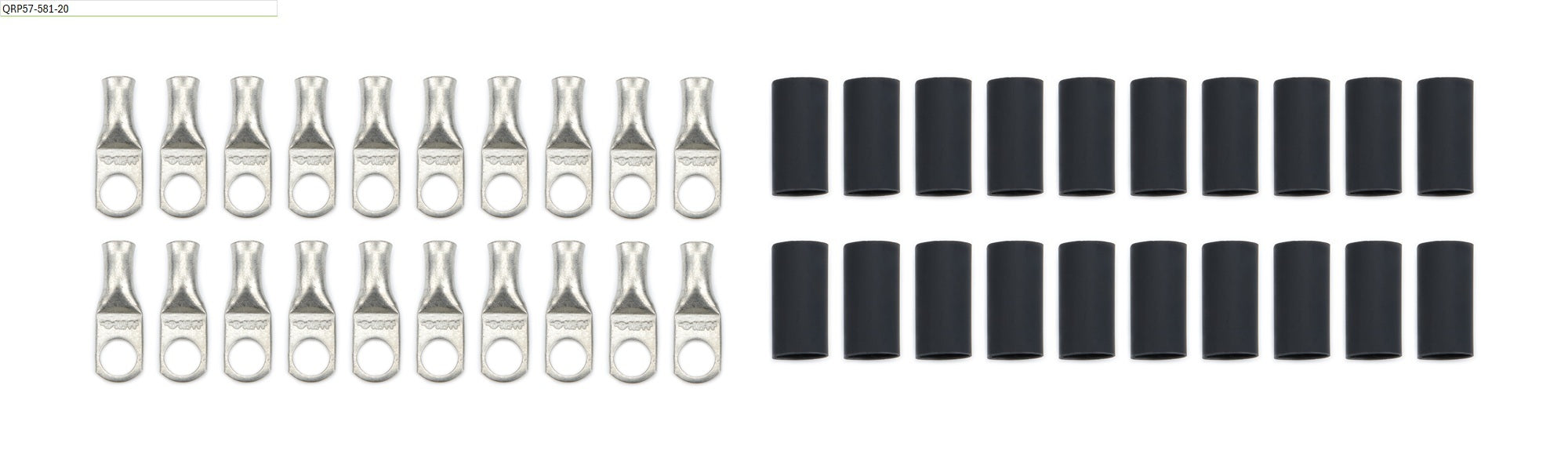 QuickCar Racing Products 57-581-20 Ring Terminals, 5/16-Inch, 6-Gauge Wire, 20-Pack
