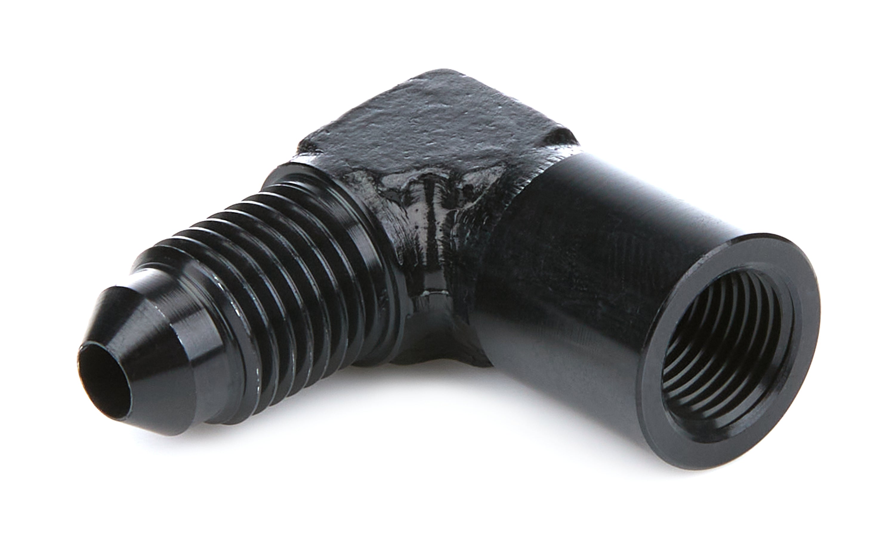QuickCar Racing Products 61-723 90-Degree -4 AN Male to 1/8-Inch NPT Gauge Adapter