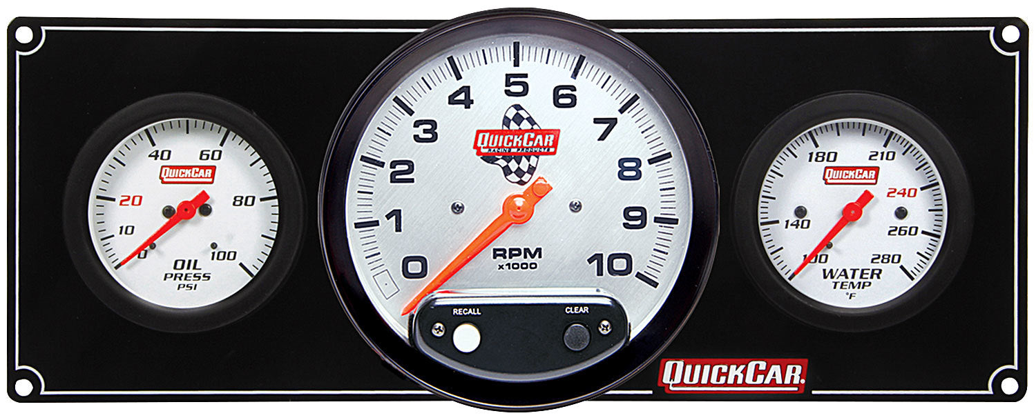 QuickCar Racing Products 61-7731 Extreme Gauge Panel Assembly with 5-Inch Tachometer