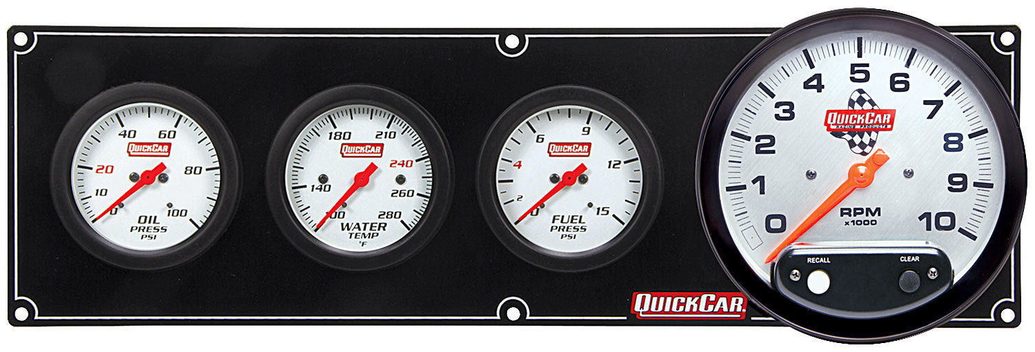 QuickCar Racing Products 61-7742 Extreme Gauge Panel Assembly with 5-Inch Tachometer