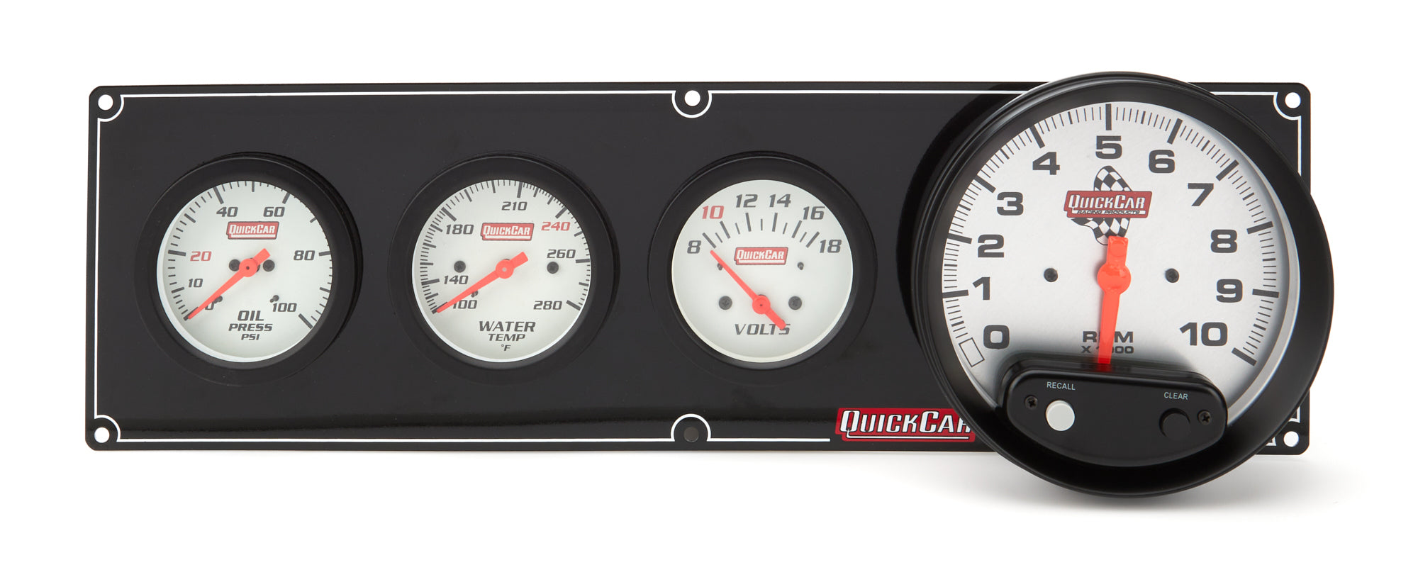 QuickCar Racing Products 61-7747 Extreme Gauge Panel Assembly with 5-Inch Tachometer