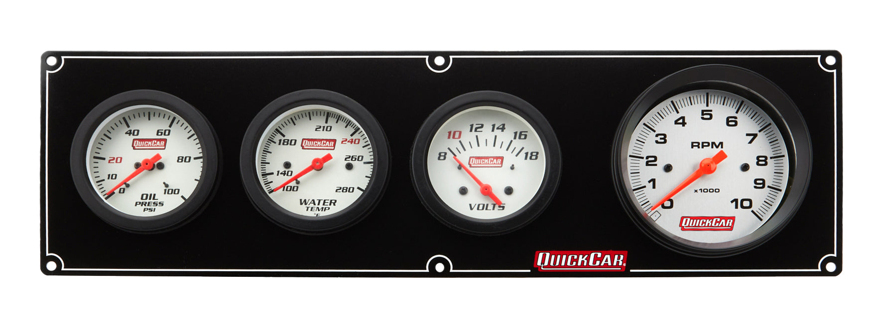 QuickCar Racing Products 61-77473 Extreme Gauge Panel Assembly with 3-3/8-Inch Tachometer