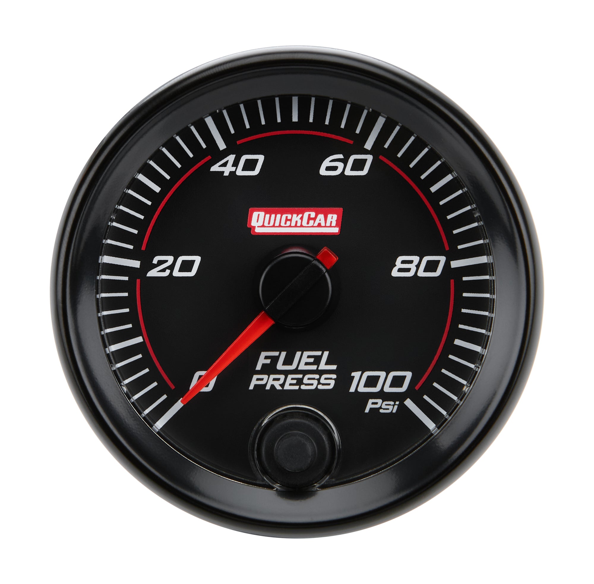 QuickCar Racing Products RedLine Fuel Pressure Gauge 69-005, 0-100 PSI