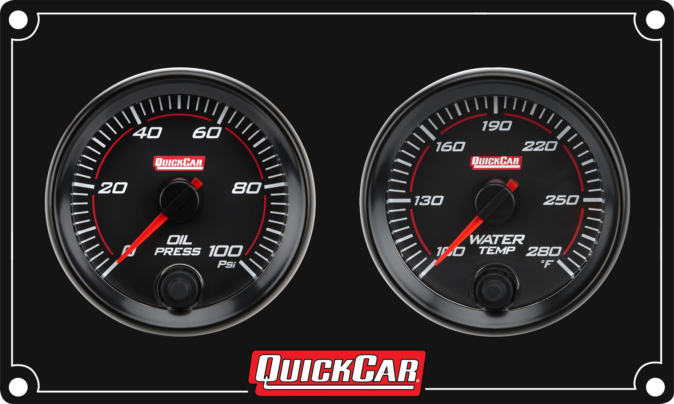 QuickCar Racing Products Redline Gauge Panel Assembly 69-2001