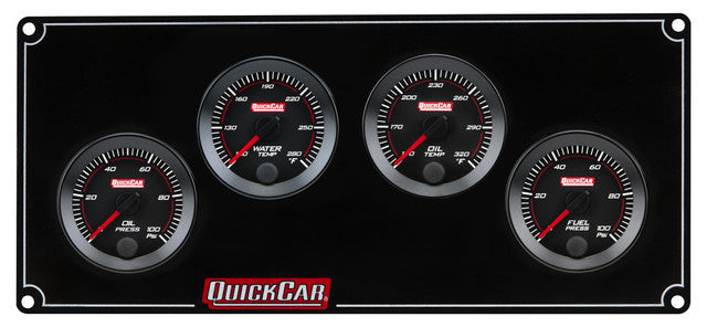 QuickCar Racing Products Redline Gauge Panel Assembly 69-4022