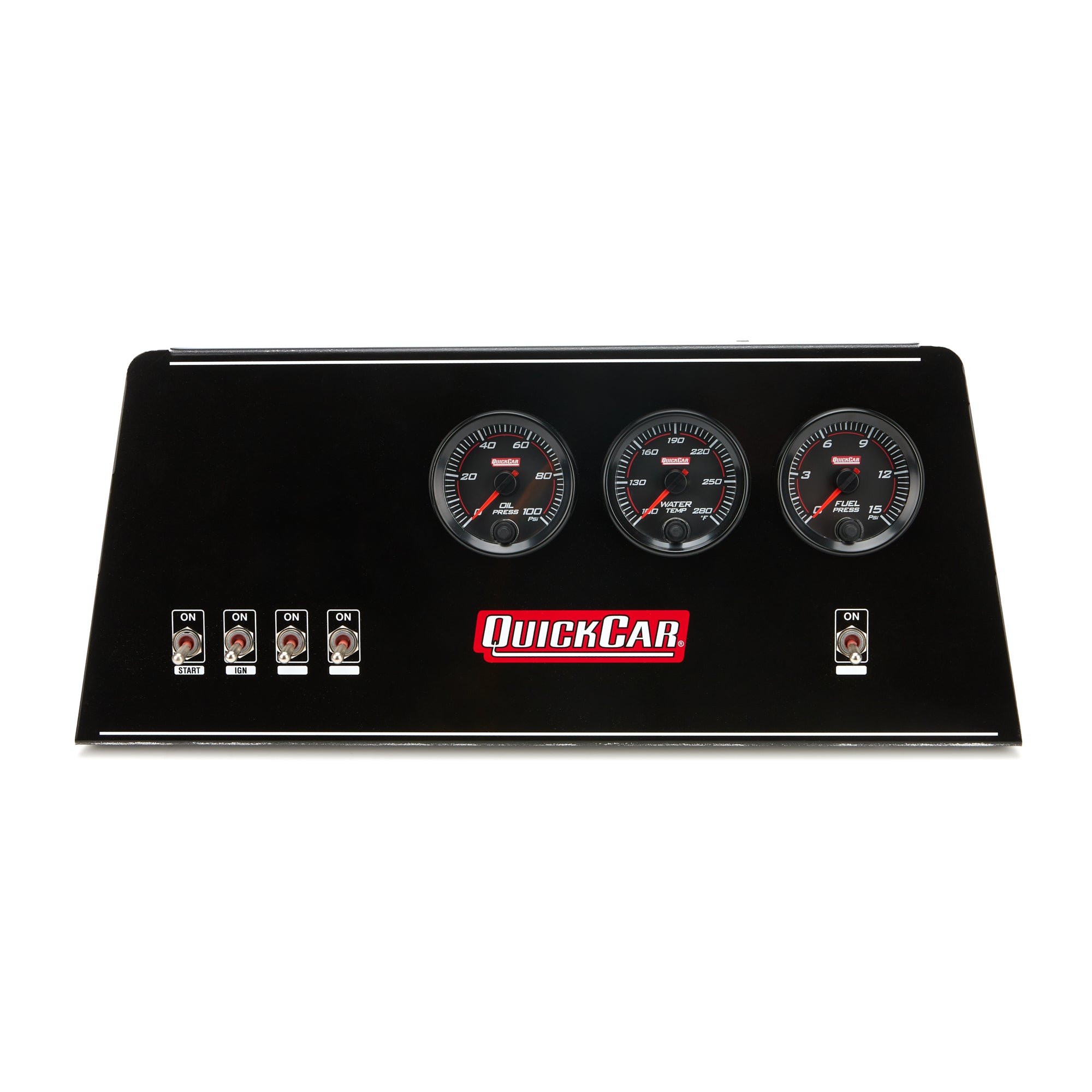 QuickCar Racing Products Redline Gauge Panel Assembly 69-812-038