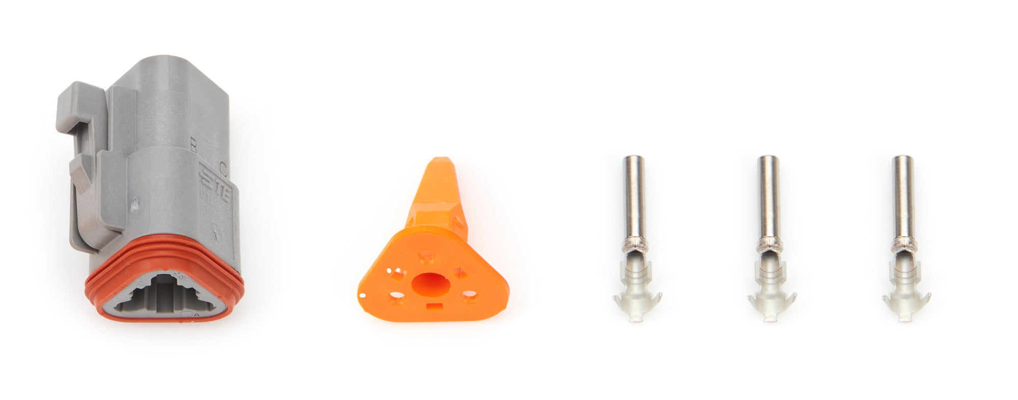 QuickCar Racing Products 71-330 Deutsch 3-Pin Female Electrical Connector