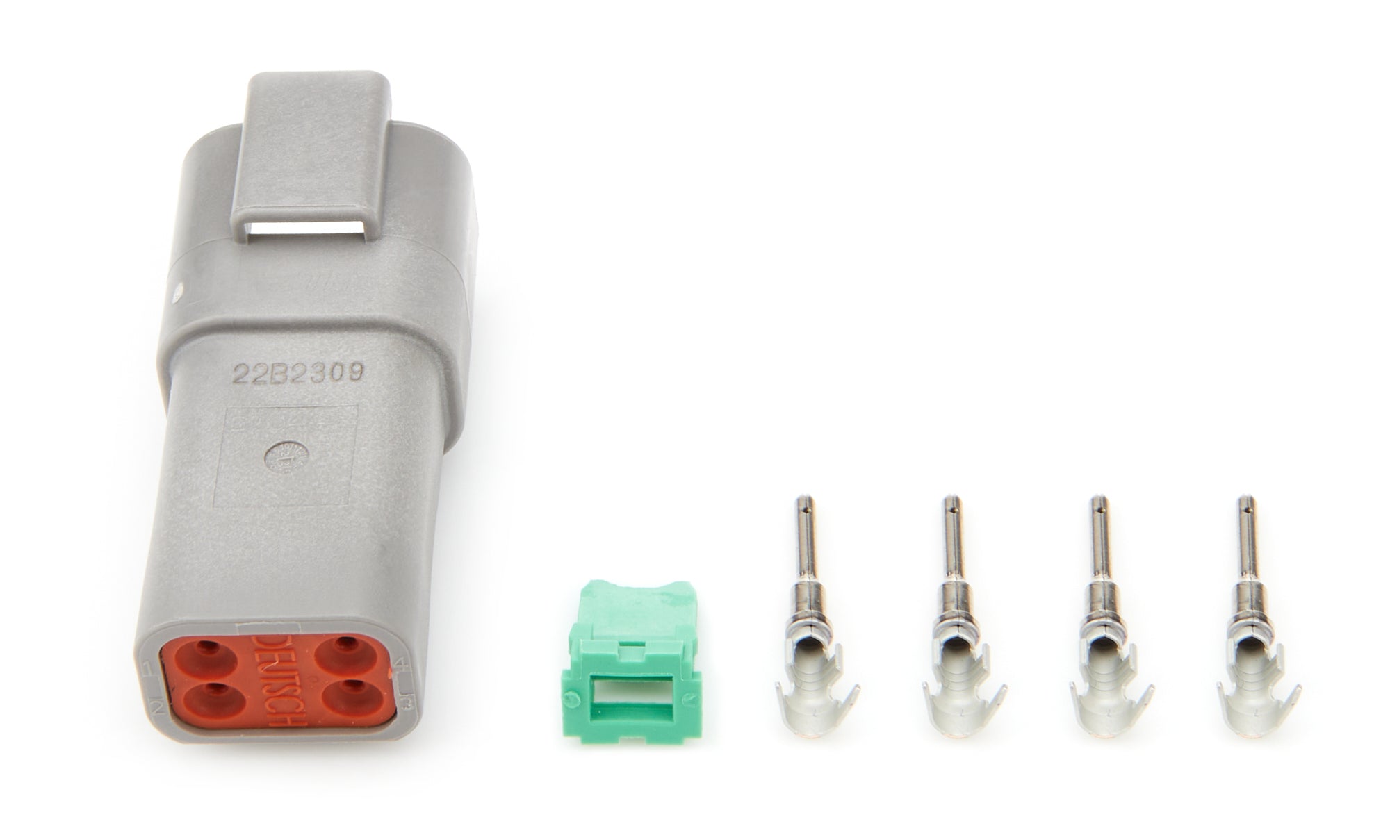 QuickCar Racing Products 71-341 Deutsch 4-Pin Male Electrical Connector