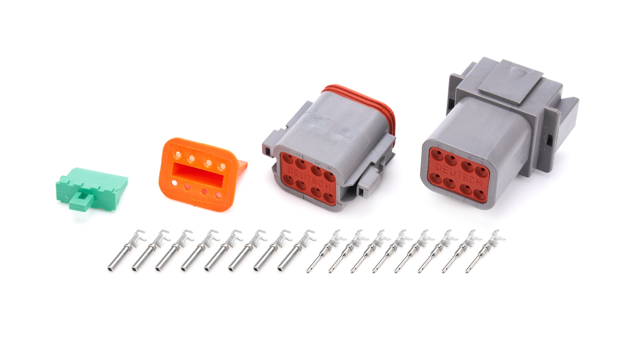 QuickCar Racing Products 71-382 Deutsch 8-Pin Male Electrical Connector