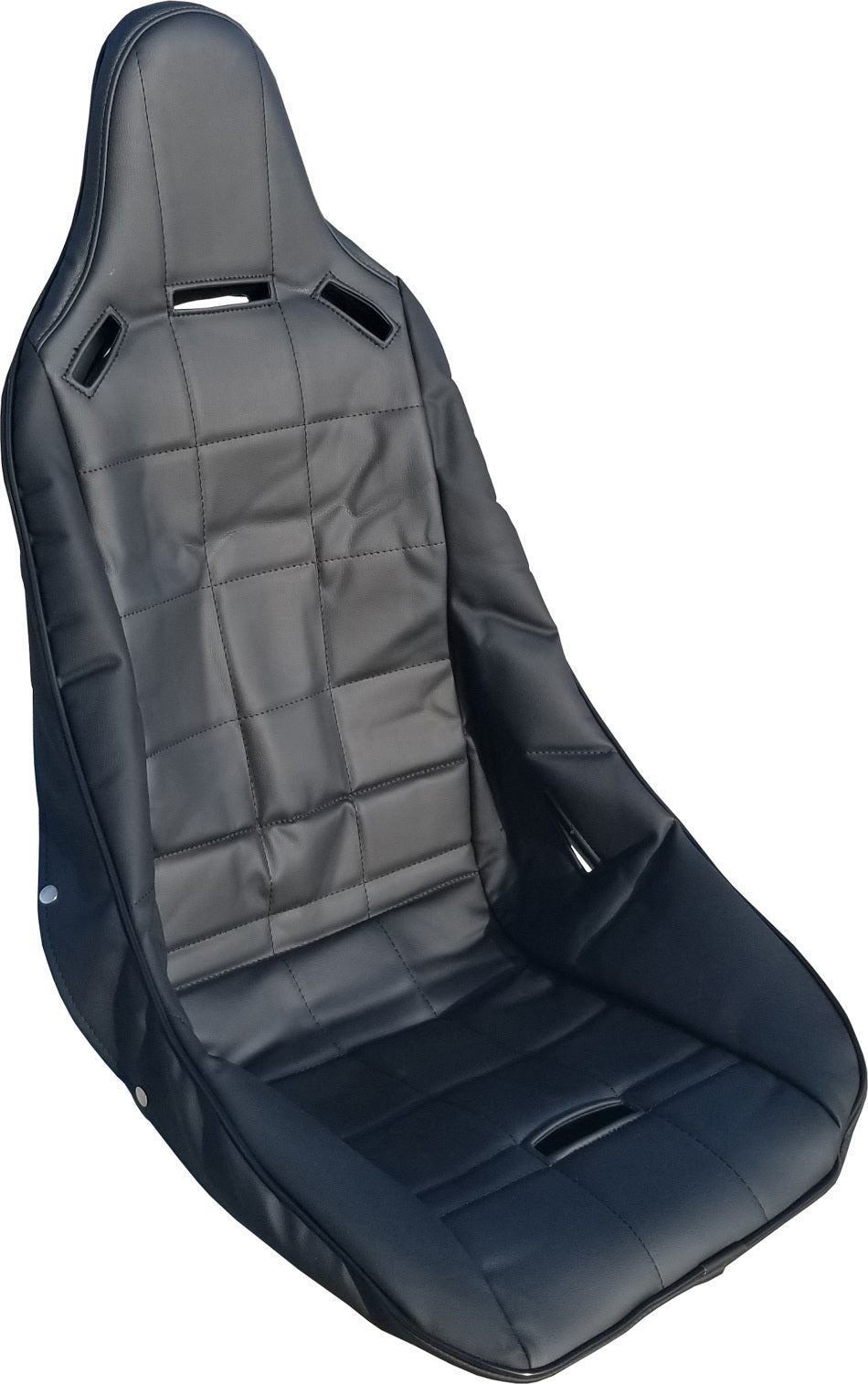 RCI 8001S Poly Seat Cover, Hi-Back Vinyl, Black