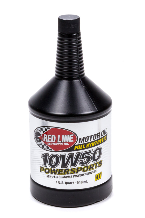 Red Line Oil RED42604 10w50 Powersports Motor Oil 1 Quart