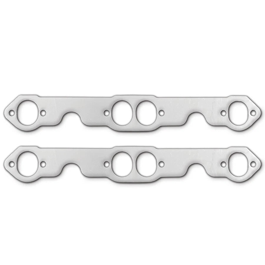 Remflex 2021 Exhaust Header and Manifold Gasket Set for Small Block Chevy, Oval Ports