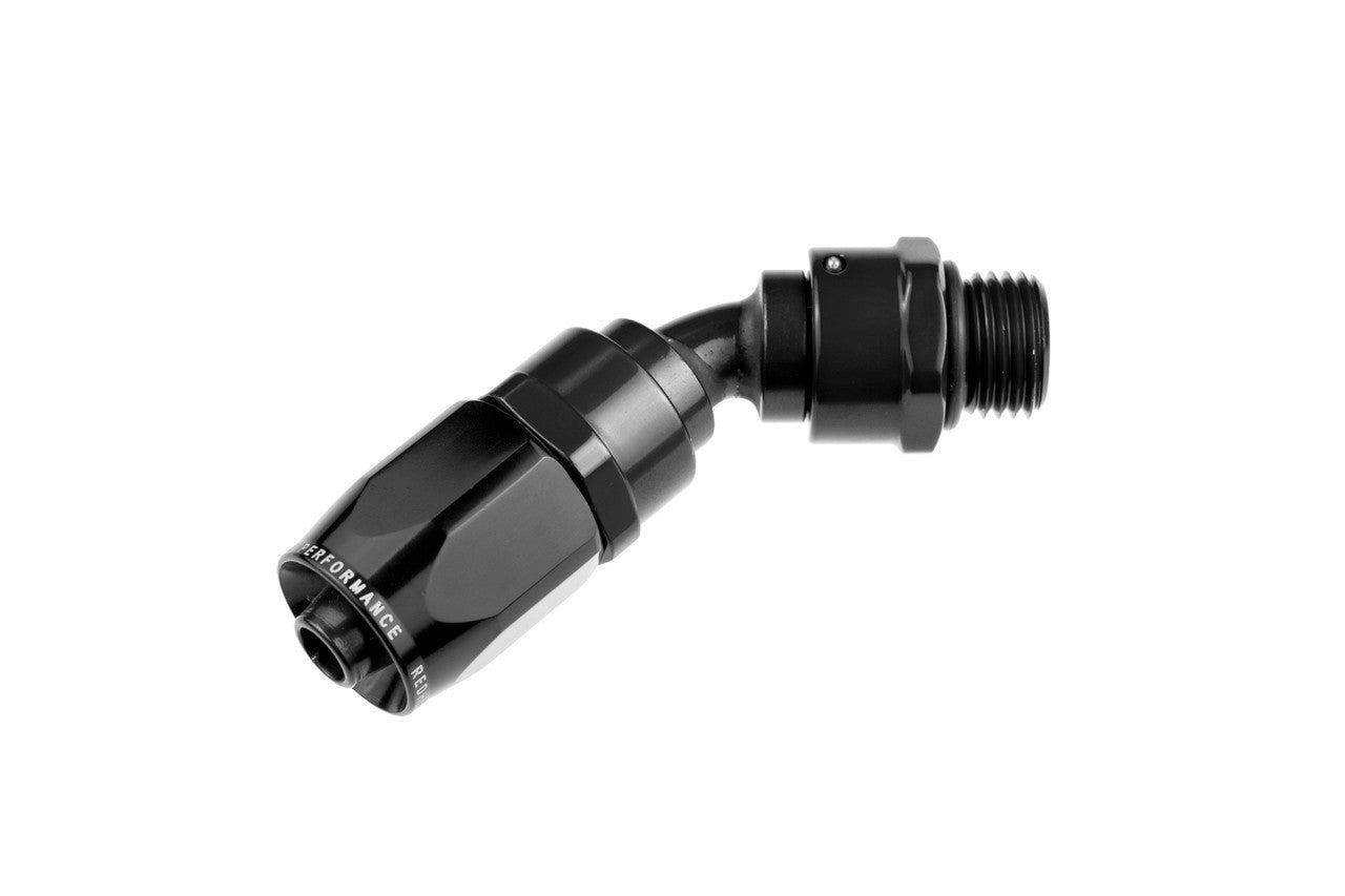 REDHORSE PERFORMANCE 1345-12-12-2 12AN 45-Degree Hose End with 12AN Male O-Ring End