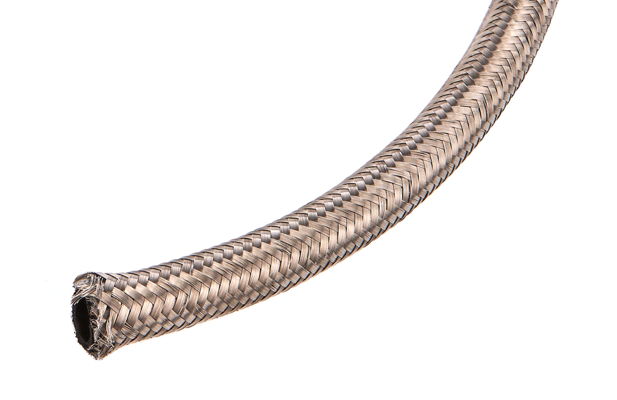 REDHORSE PERFORMANCE 200-08-3 8 AN Stainless Braided Rubber Hose, 3 ft