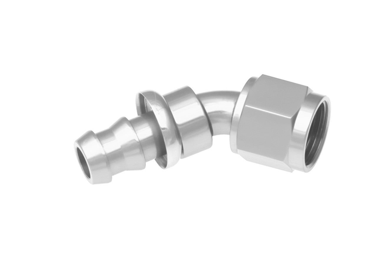 REDHORSE PERFORMANCE 2045-06-5 6AN 45-Degree Push-Lock Hose End