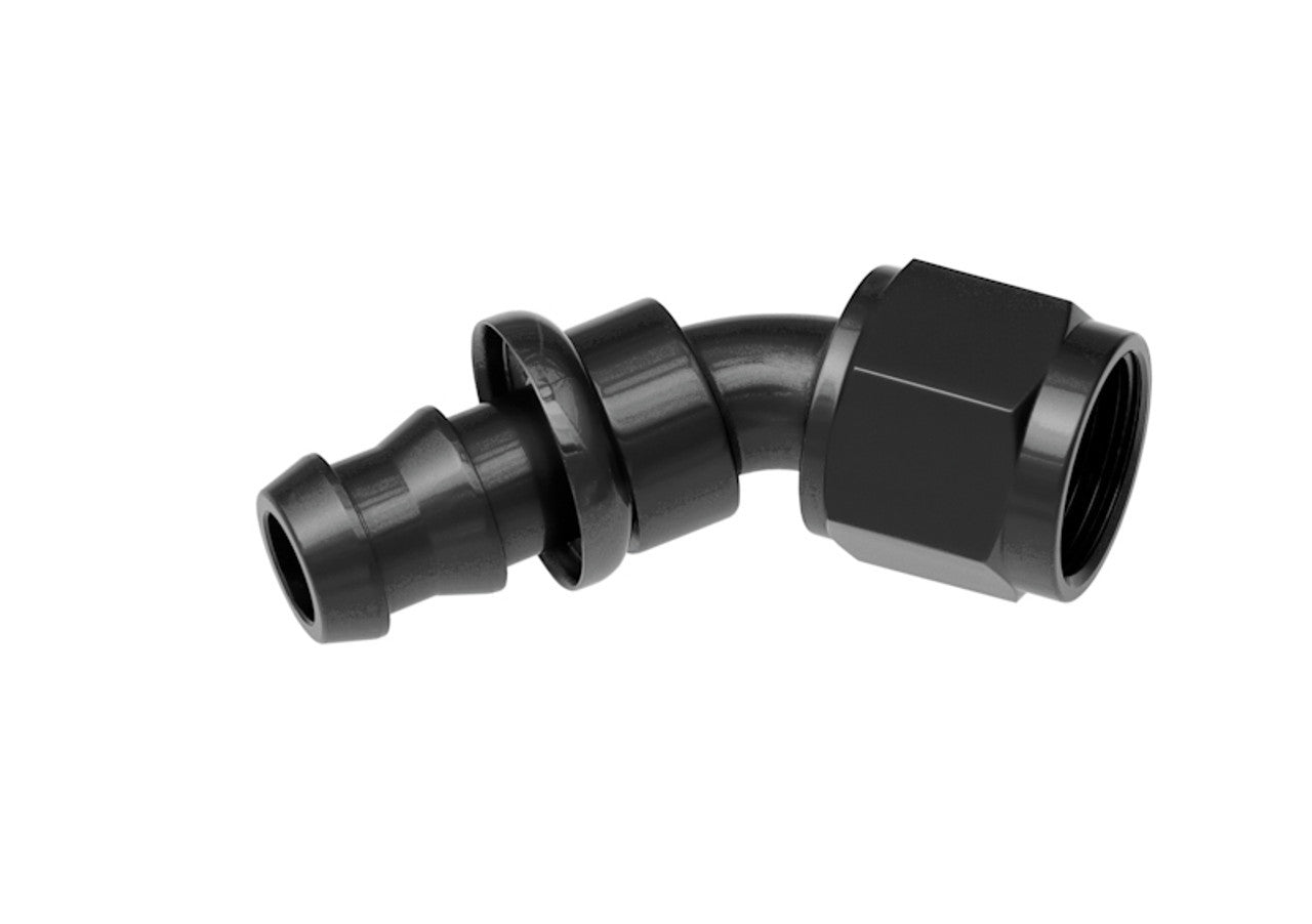 REDHORSE PERFORMANCE 2045-10-2 10 AN 45-Degree Push-Lock Hose End