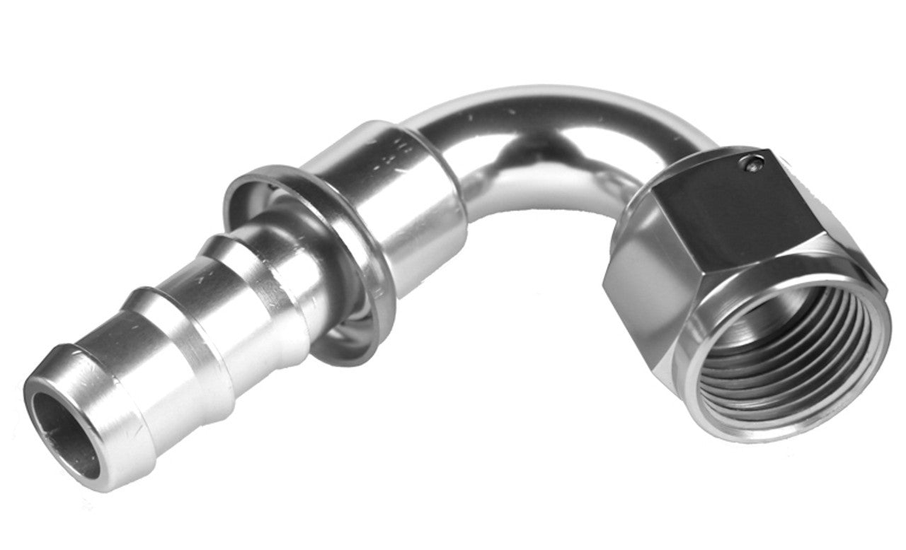 Redhorse Performance 2120-06-5 6 AN 120-Degree AN/Push-Lock Hose End
