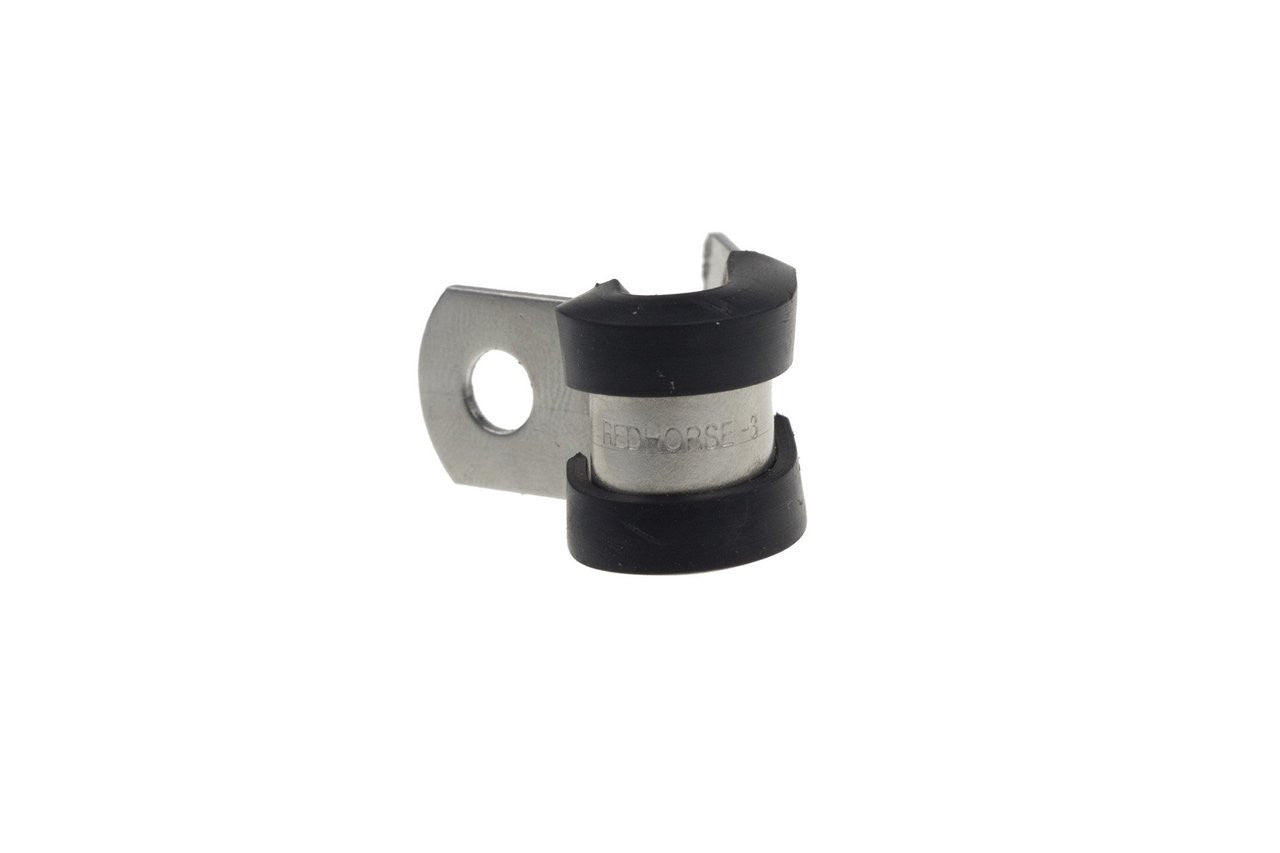 REDHORSE PERFORMANCE 220-03-2 220 Series Adel Line Clamps for 3 AN Hose, Black, Set of 10