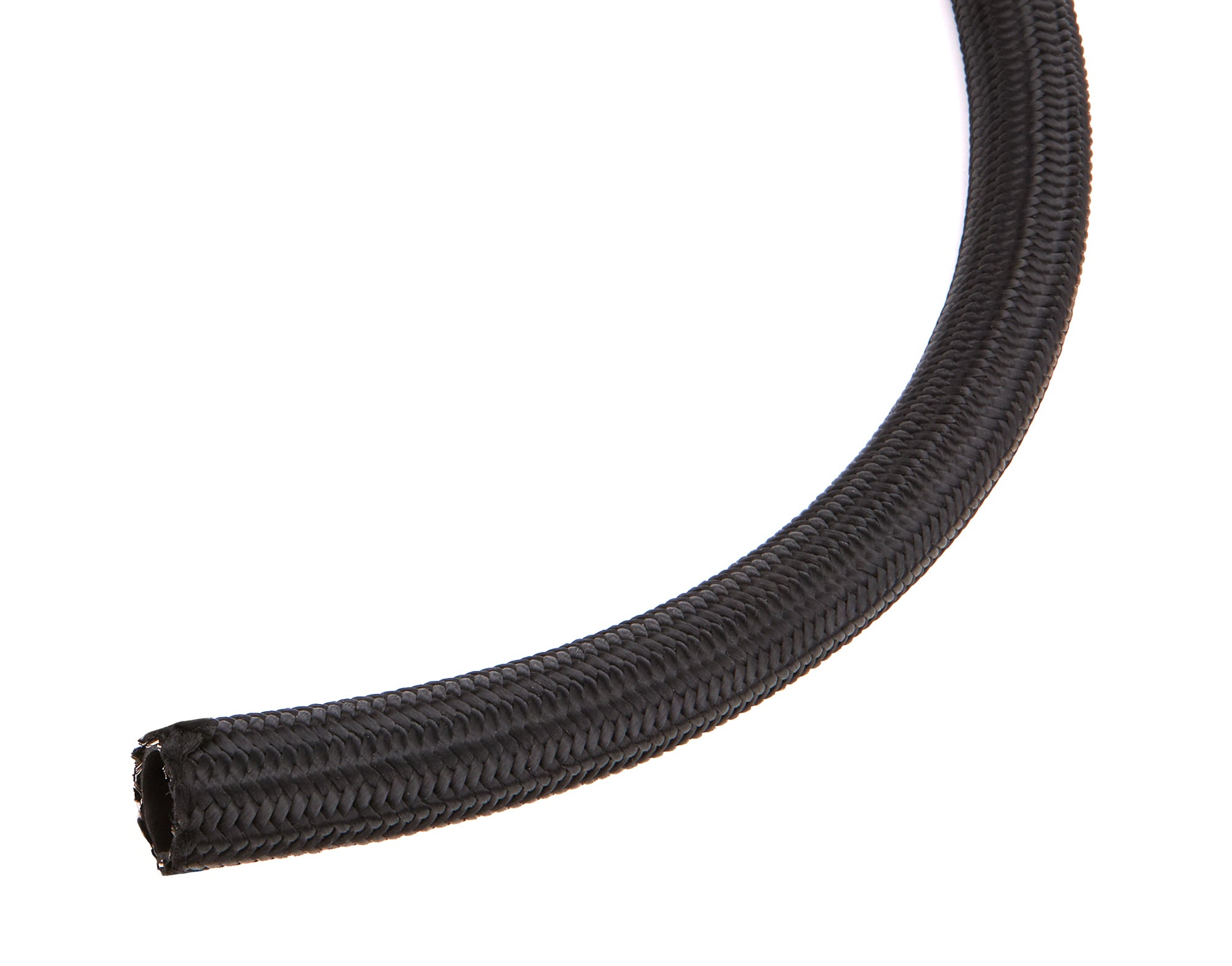 Redhorse Performance 230-12-10 12 AN Black Braided Nylon and Rubber Hose, 10 ft