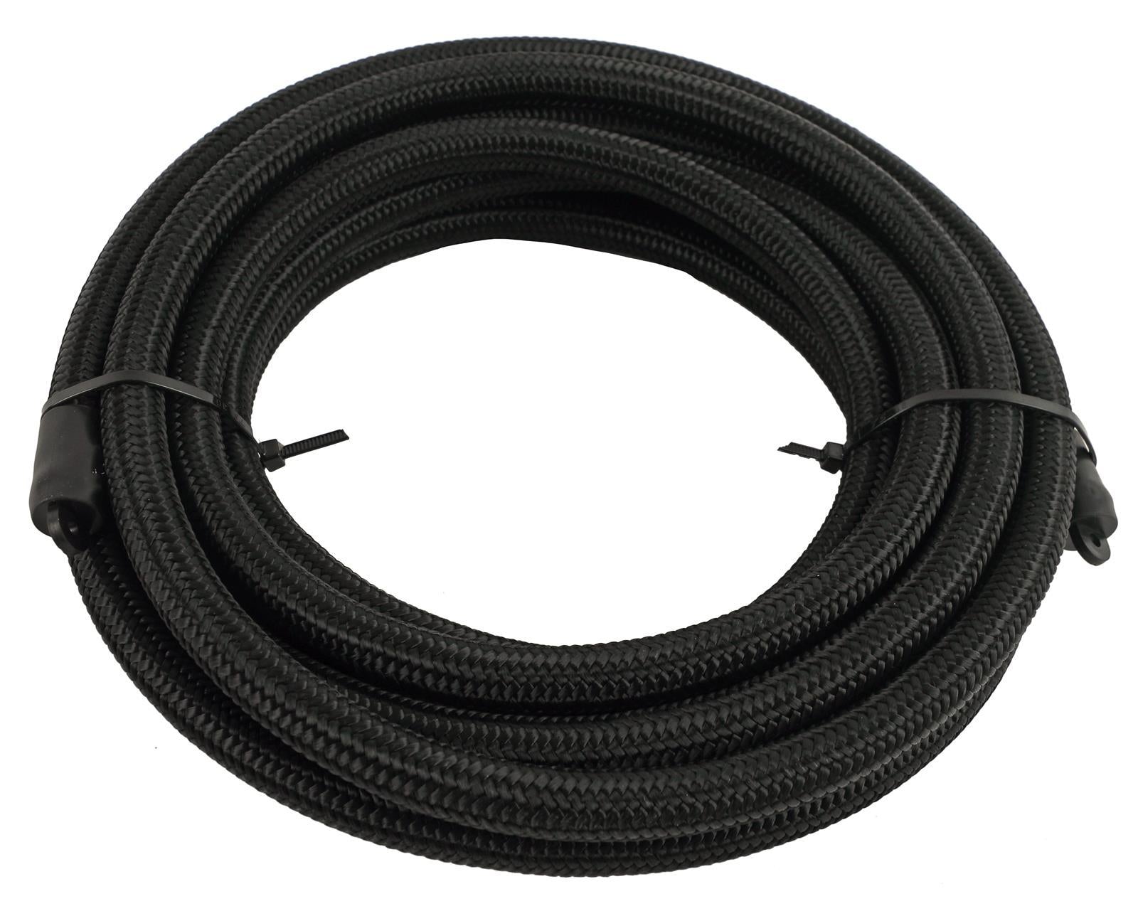 REDHORSE PERFORMANCE 235-12-10 12 AN eSeries 235 E85 Nylon Hose, 10 ft, Black