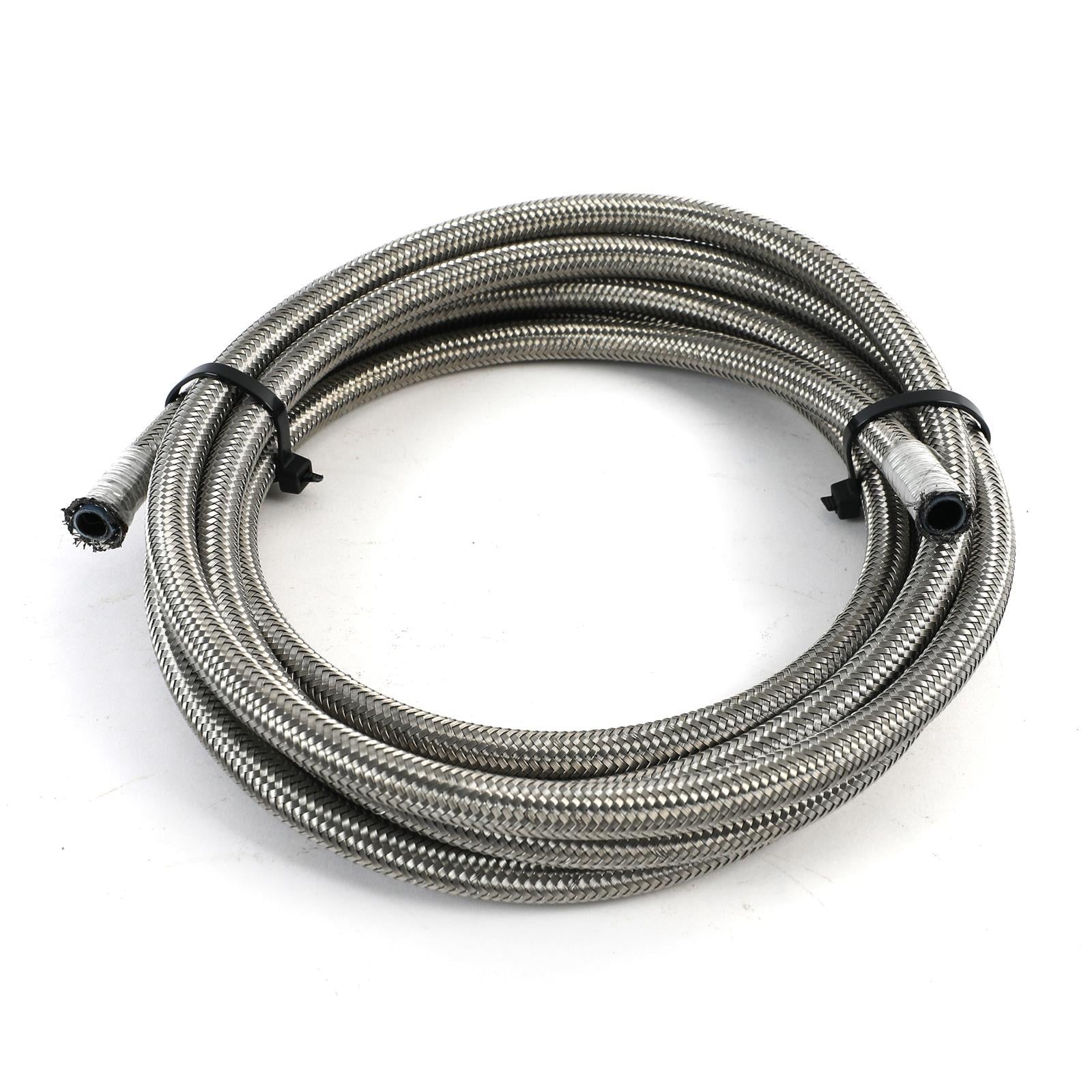 REDHORSE PERFORMANCE 303-06-3 6 AN 303 Series Stainless Steel Braided PTFE Hose, 3 ft