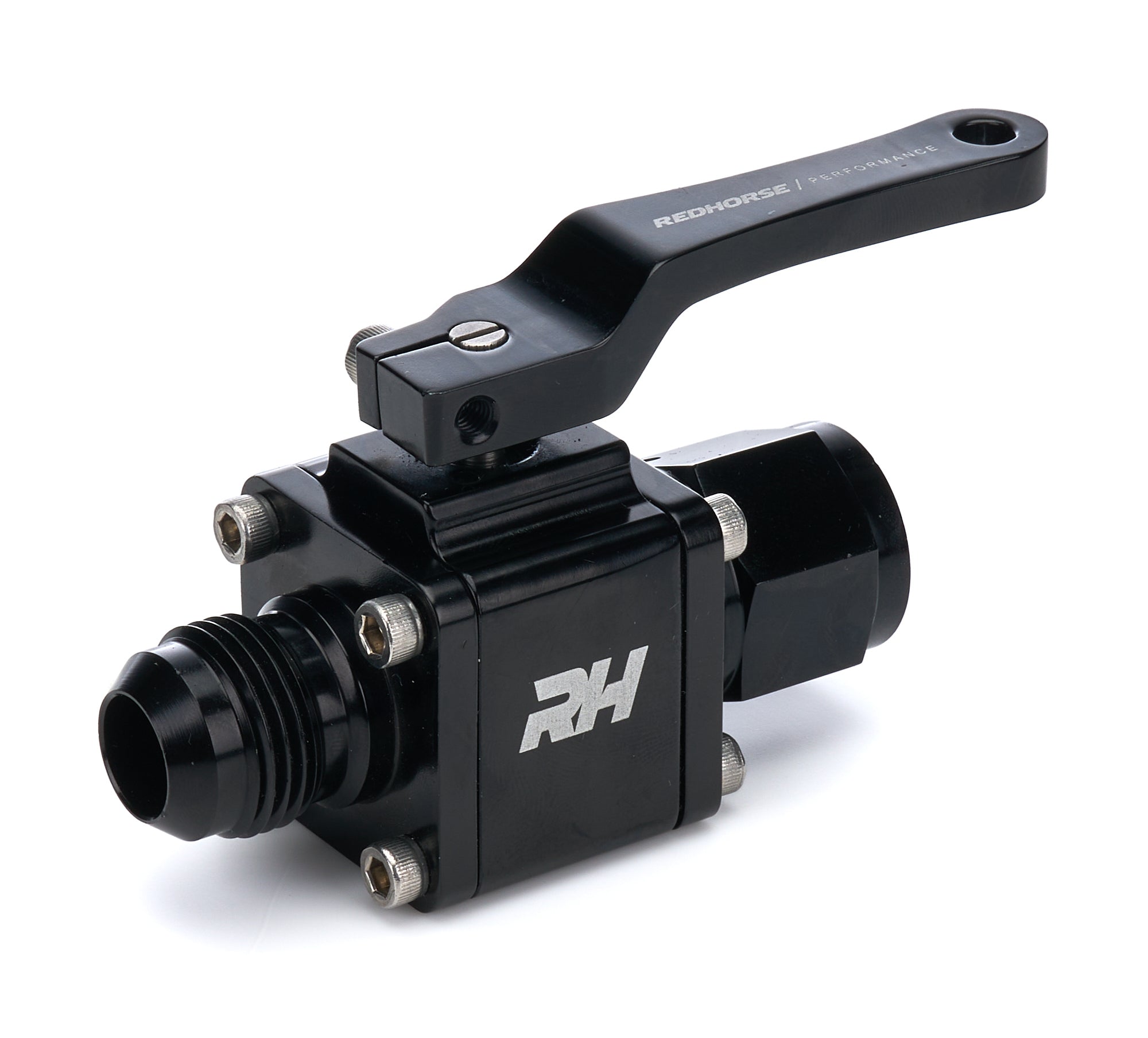 Redhorse Performance 4676-10-10-2 Inline Shut-Off Valve, 10 AN Male to 10 AN Female