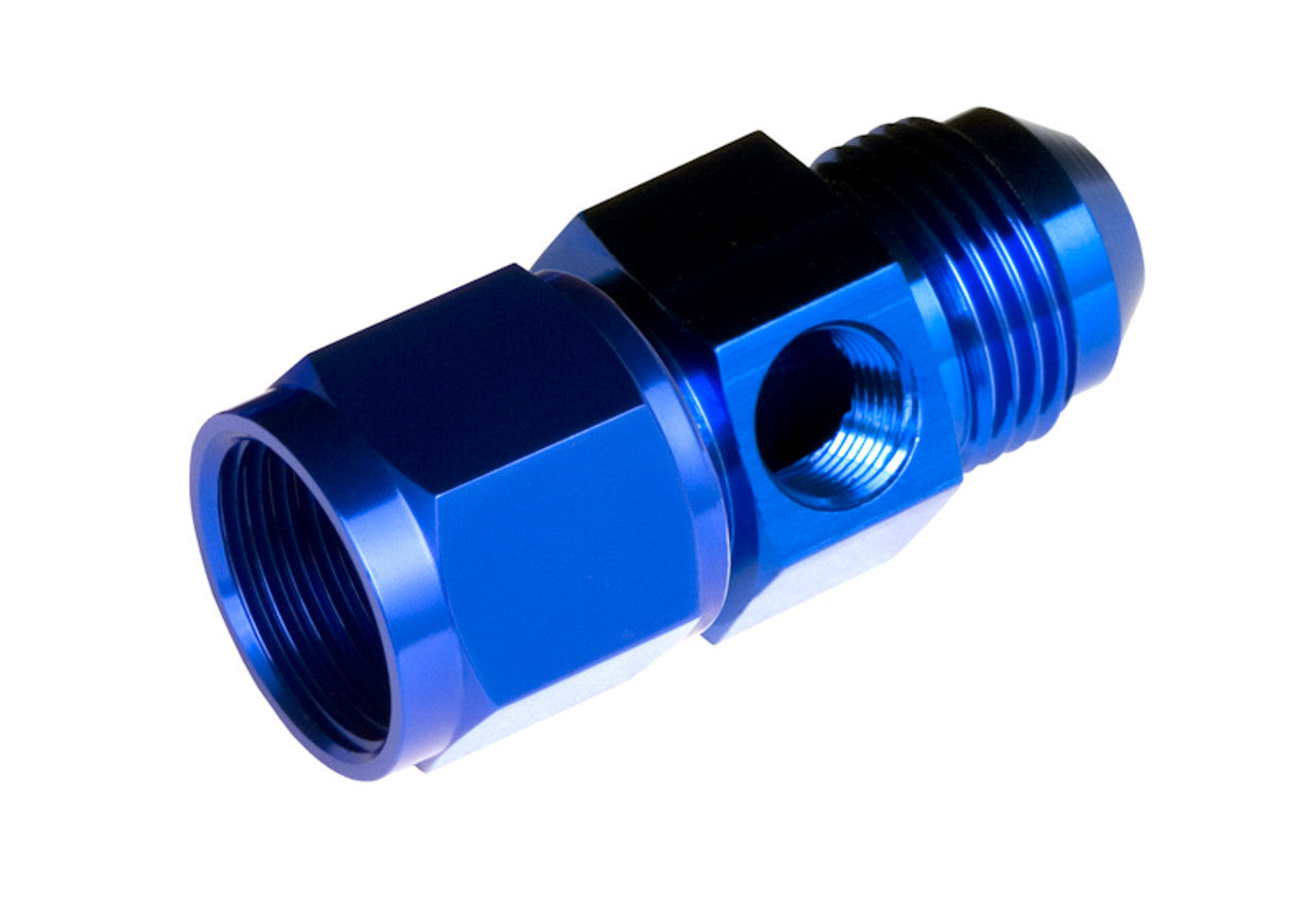 REDHORSE PERFORMANCE 9192-08-1 8 AN Male to 8 AN Female Adapter with 1/8 in NPT Port
