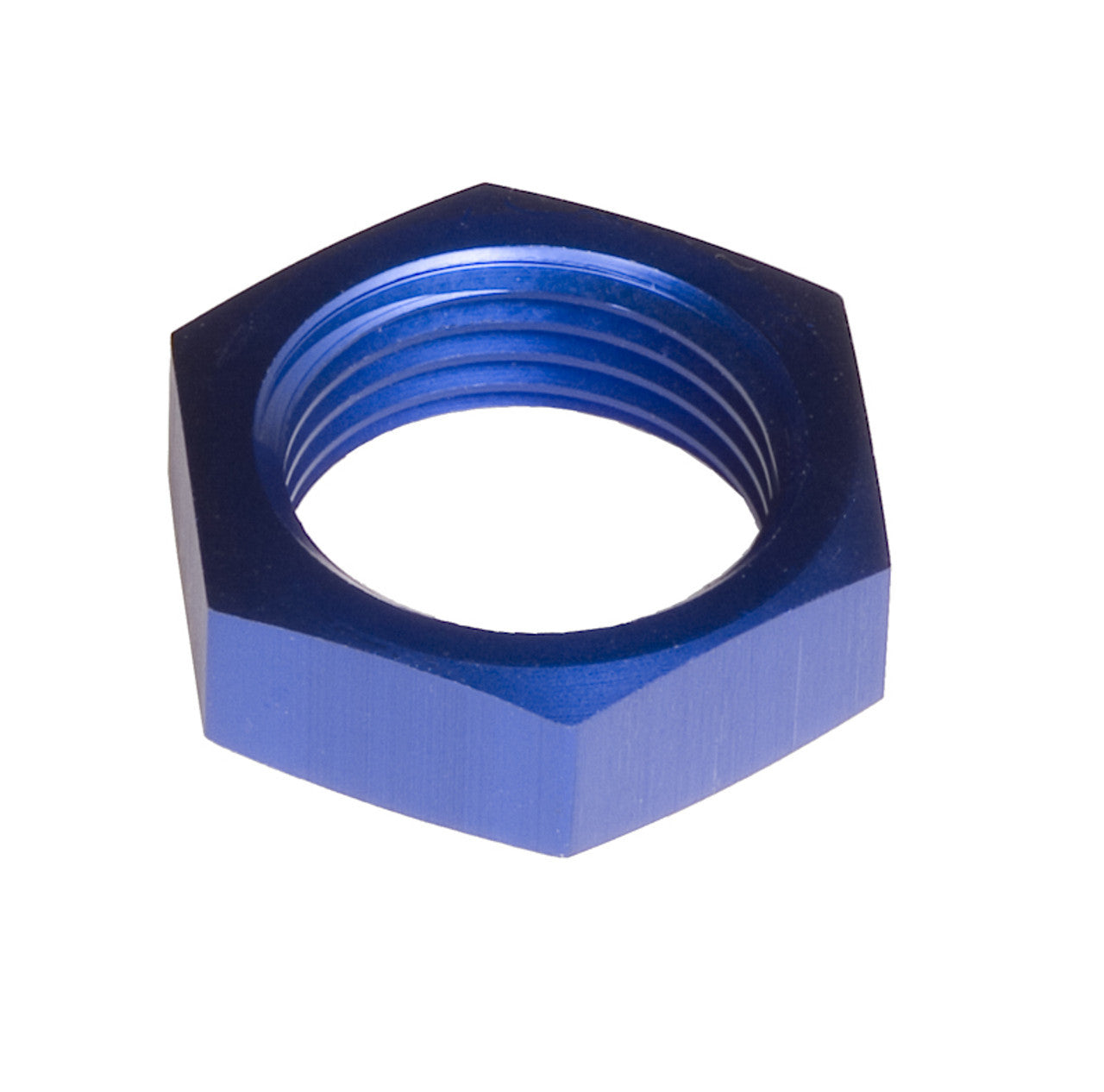 REDHORSE PERFORMANCE 924-03-1 3 AN Bulkhead Fitting Nuts, Aluminum, Blue Anodized, 2-Pack
