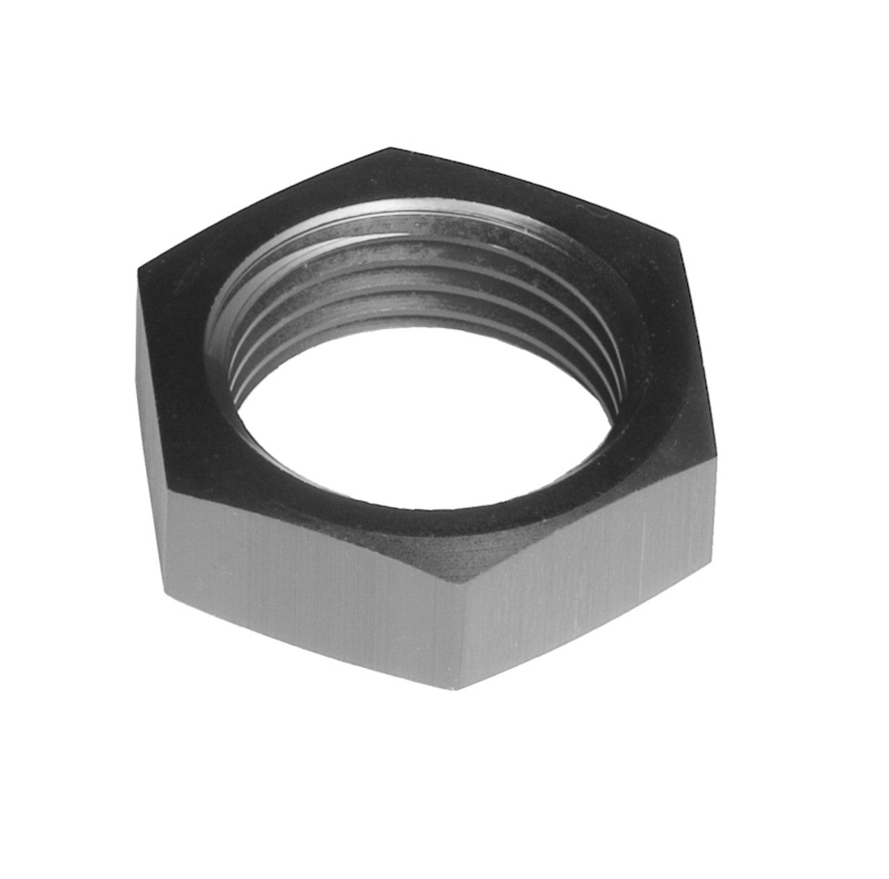 REDHORSE PERFORMANCE 924-08-2 8 AN Bulkhead Fitting Nuts, Aluminum, Black Anodized, 2-Pack