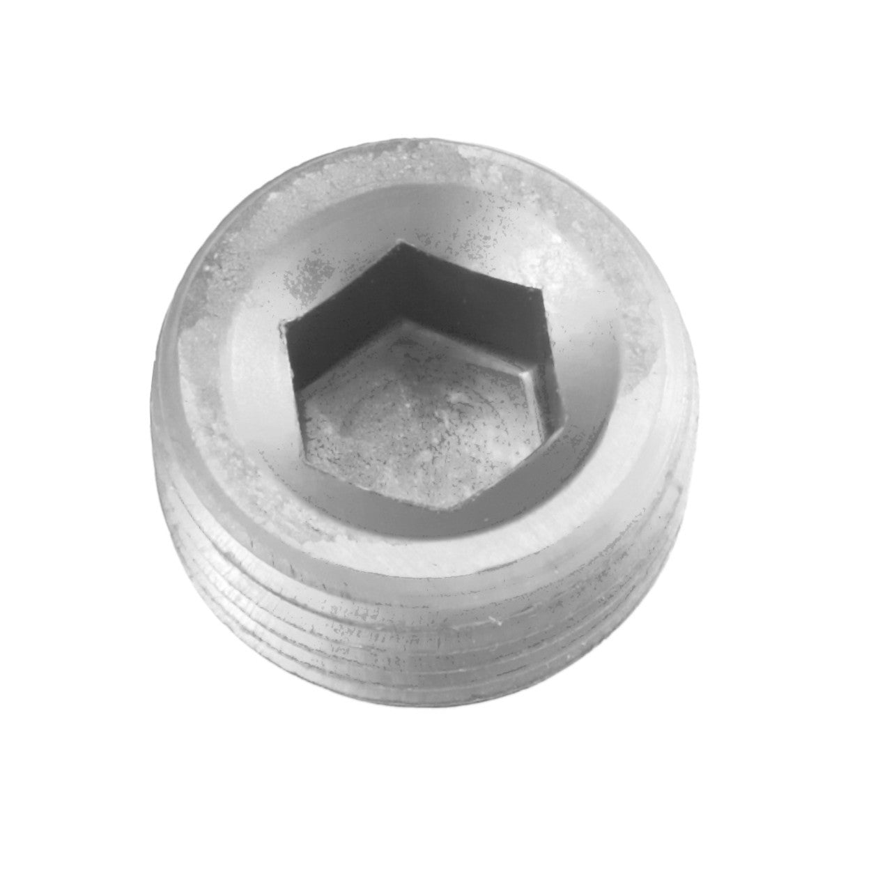 REDHORSE PERFORMANCE 932-02-5 932 Series 1/8 in NPT Allen-Head Pipe Plug, Clear Anodized Aluminum, Pair