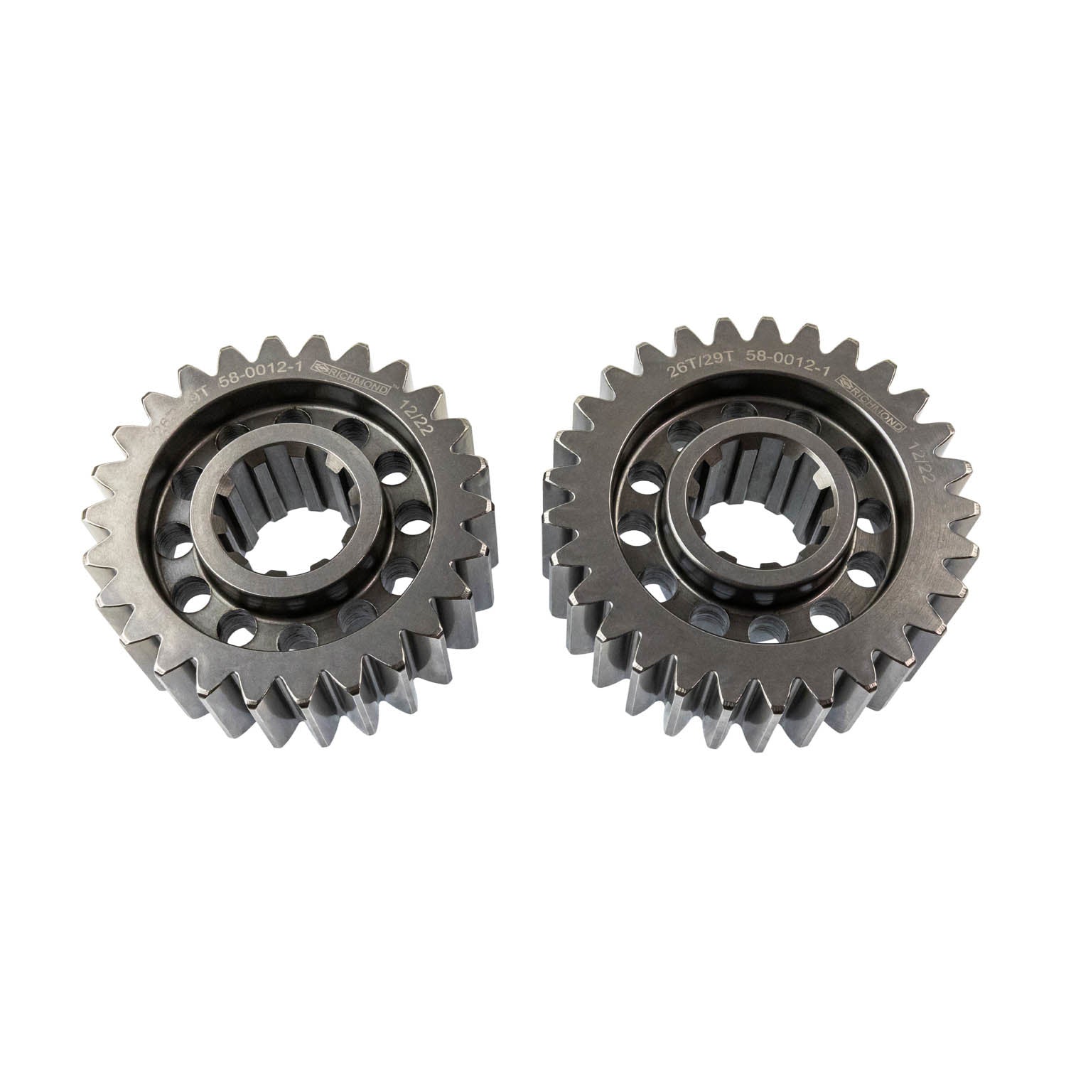 RICHMOND 58-0012-1 Quick Change Gear Set, 10-Spline, Steel Pair
