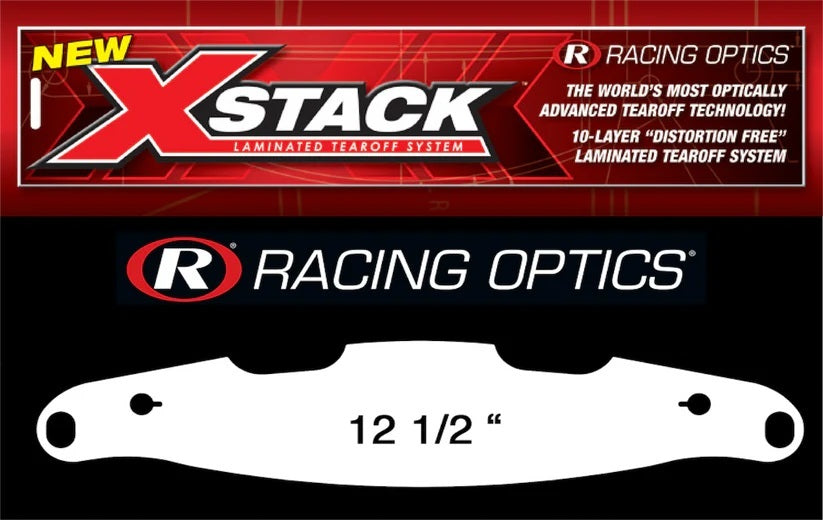 RACING OPTICS 10285C XStack 10 Helmet Shield Tear-Offs for Arai Corsair X and RX-7V