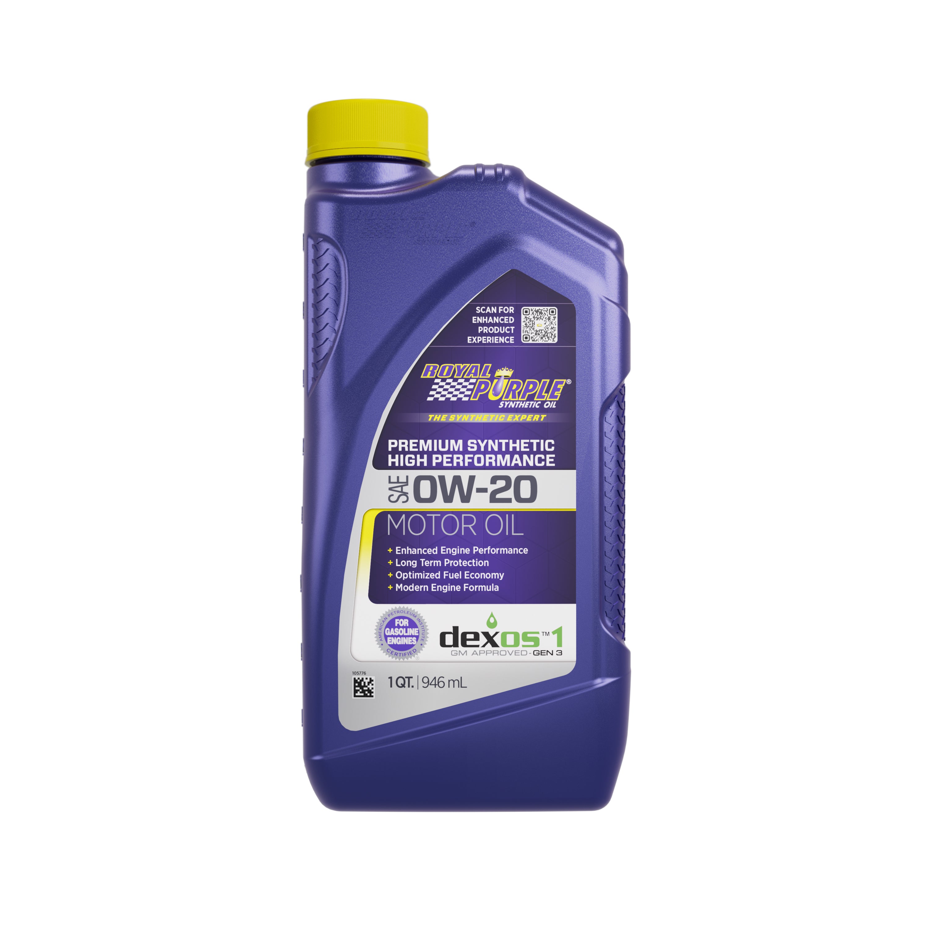 Royal Purple 0w20 Multi-Grade SAE Oil 1 Quart Dexos Motor Oil - ROY01020