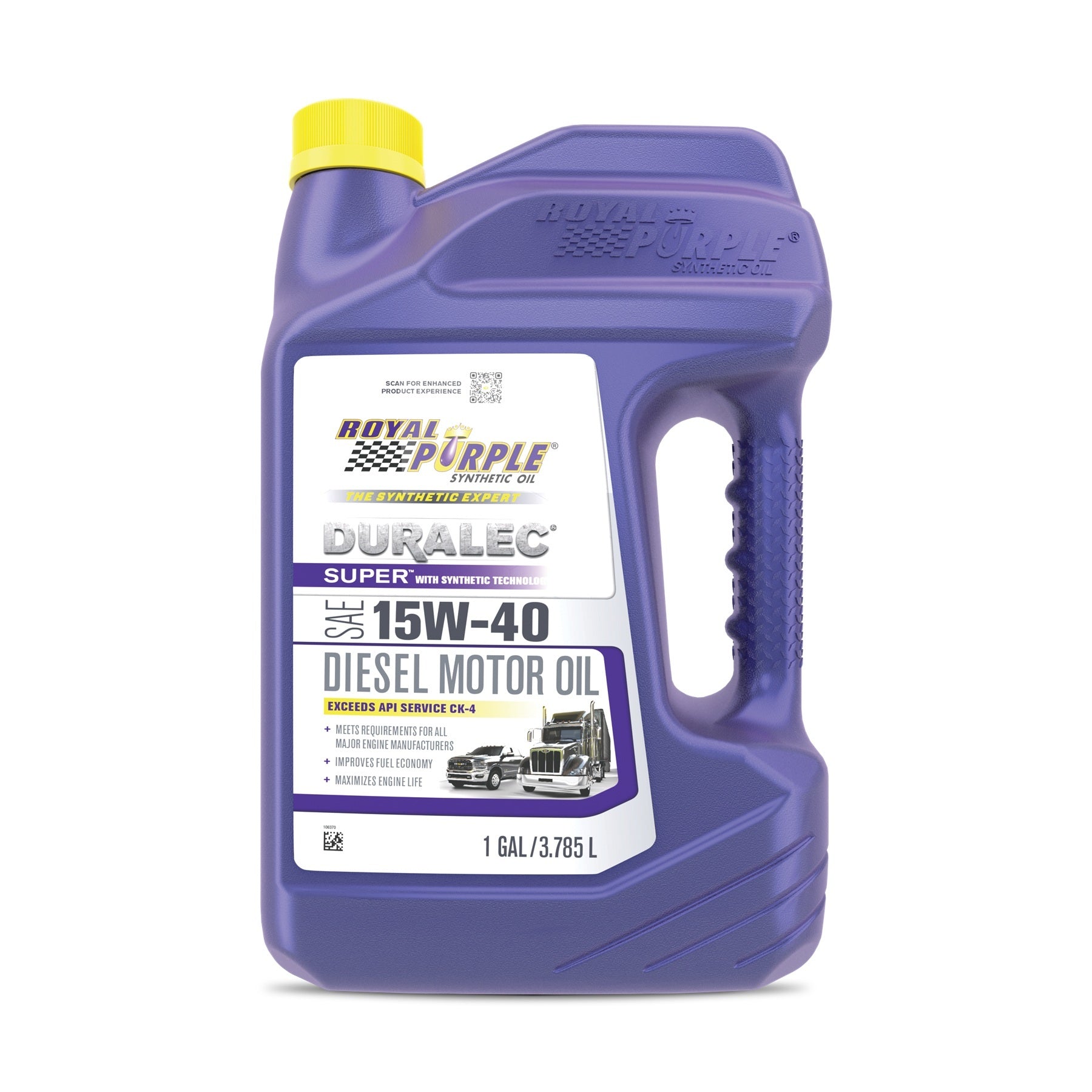 Royal Purple Duralec Super 15w40 Oil 1 Gallon Motor Oil - ROY04154
