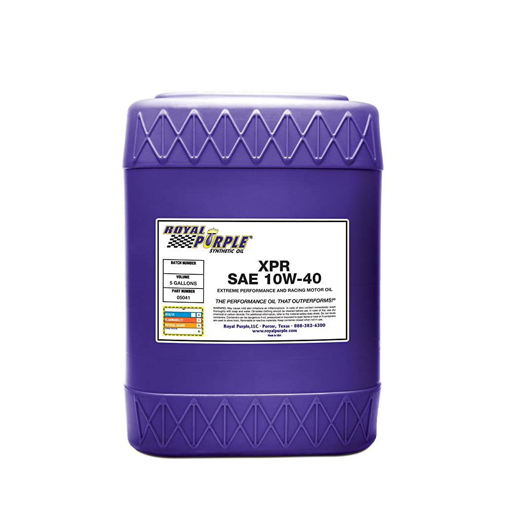 Royal Purple Synthetic Racing Oil XPR 5-Gallon (10W40) Motor Oil - 05041