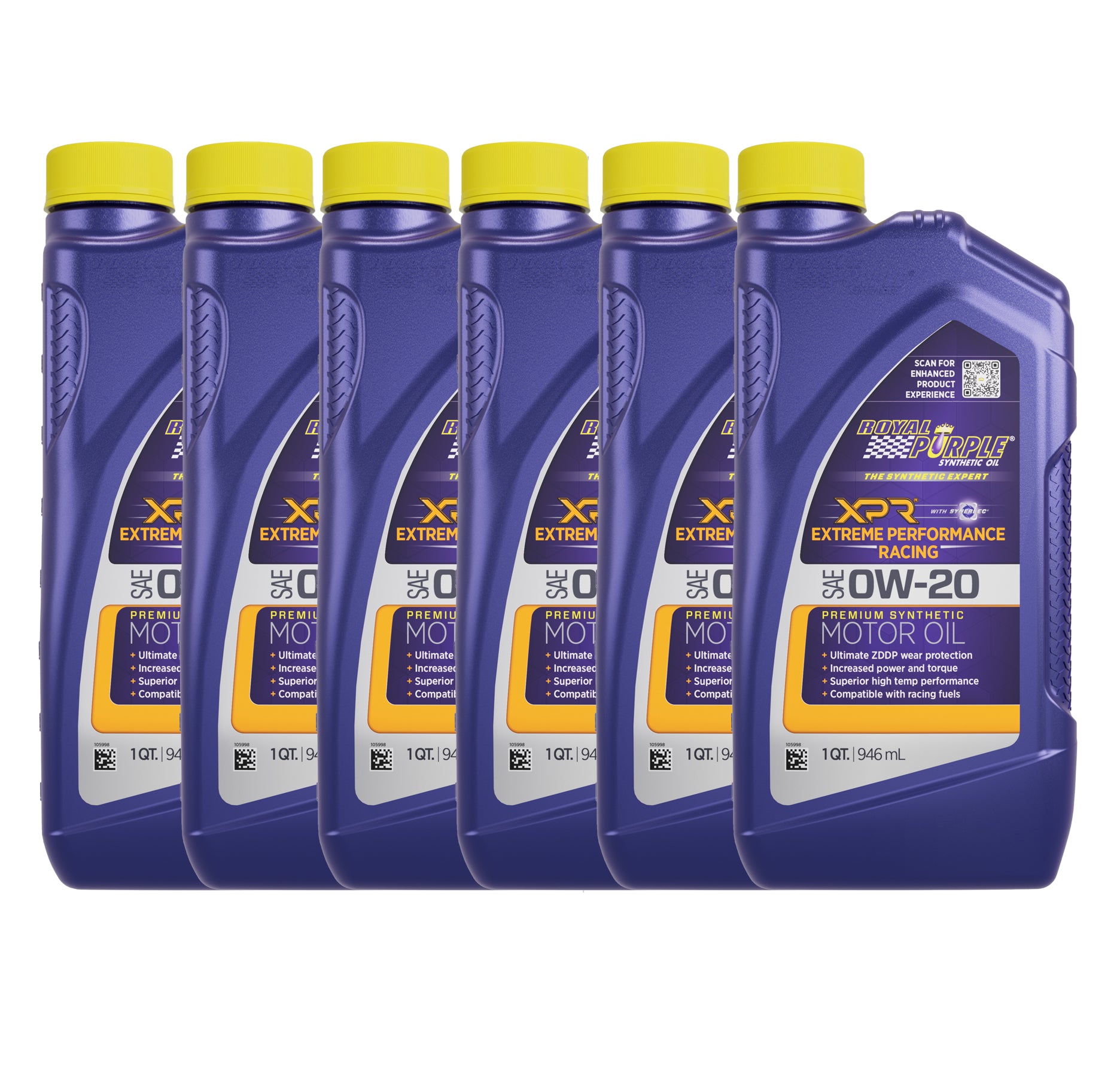 Royal Purple 0w20 XPR Racing Oil Case 6x1 Quart Motor Oil - 06008