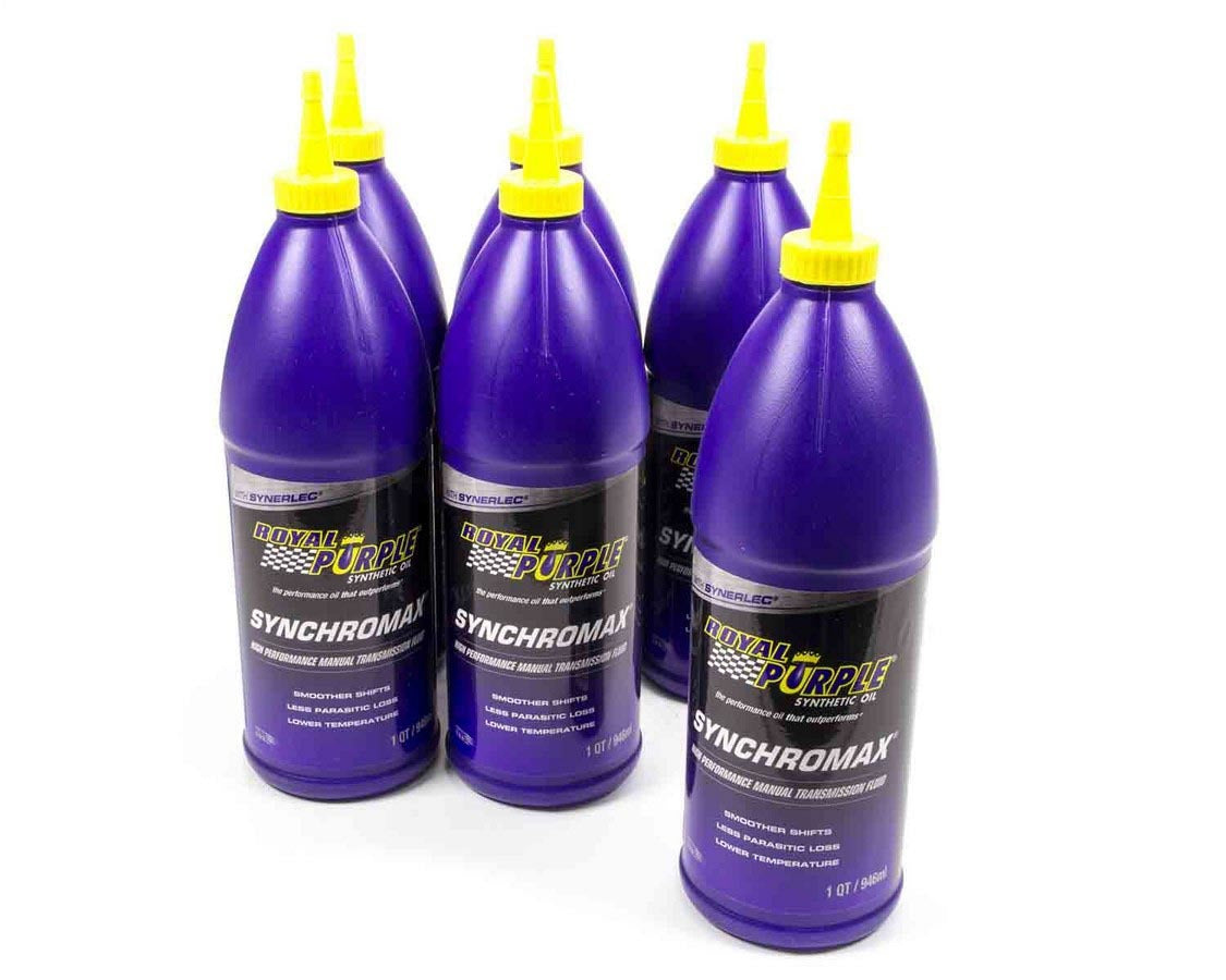 Royal Purple Synchromax Manual Trans Fluid Case 6x1qt Bottles Transmission Fluid - 06512