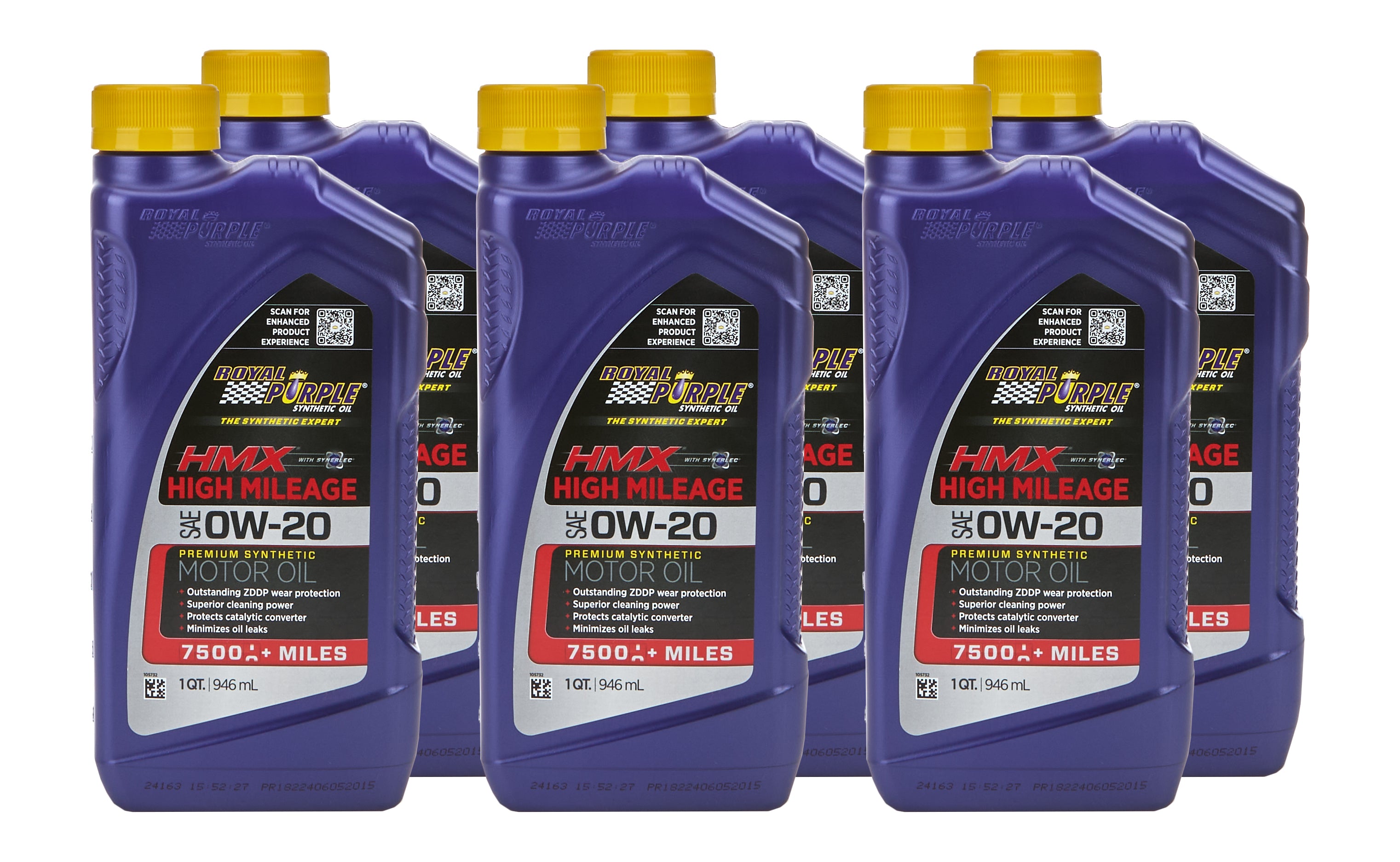 Royal Purple 0W20 HMX Multi-Grade Oil Case 6 x 1 Quart Motor Oil - 11901