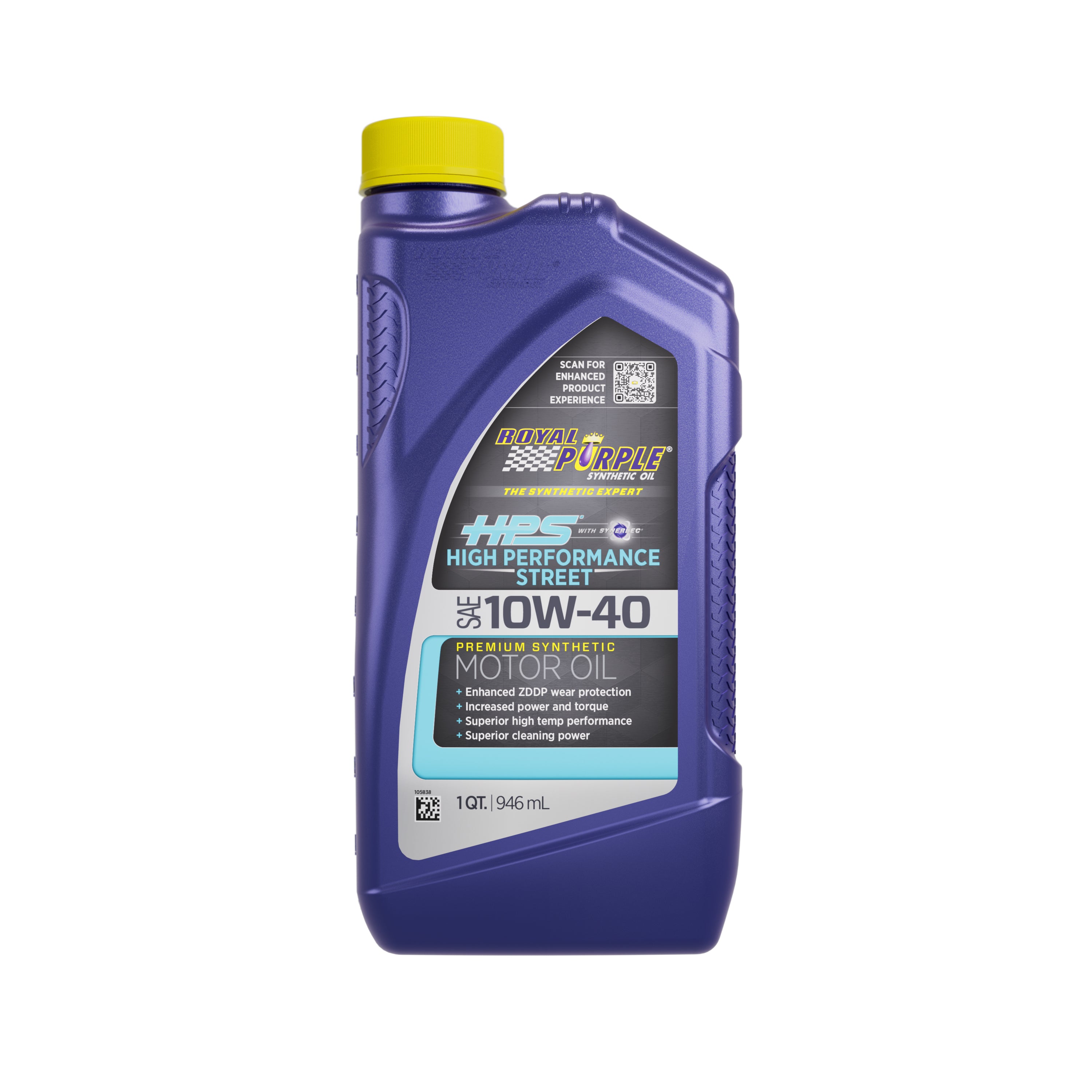 Royal Purple 10w40 HPS Multi-Grade Oil 1 Quart Motor Oil - ROY31140