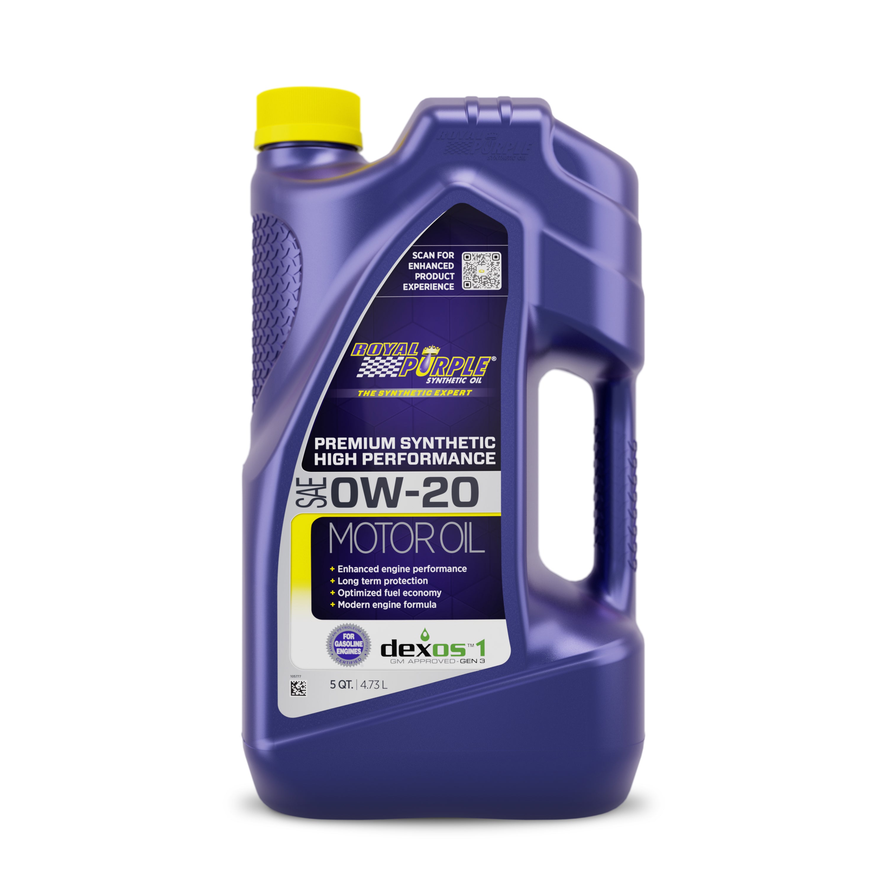 Royal Purple 0w20 Multi-Grade SAE Oil 5 Quart Bottle Motor Oil - ROY51020