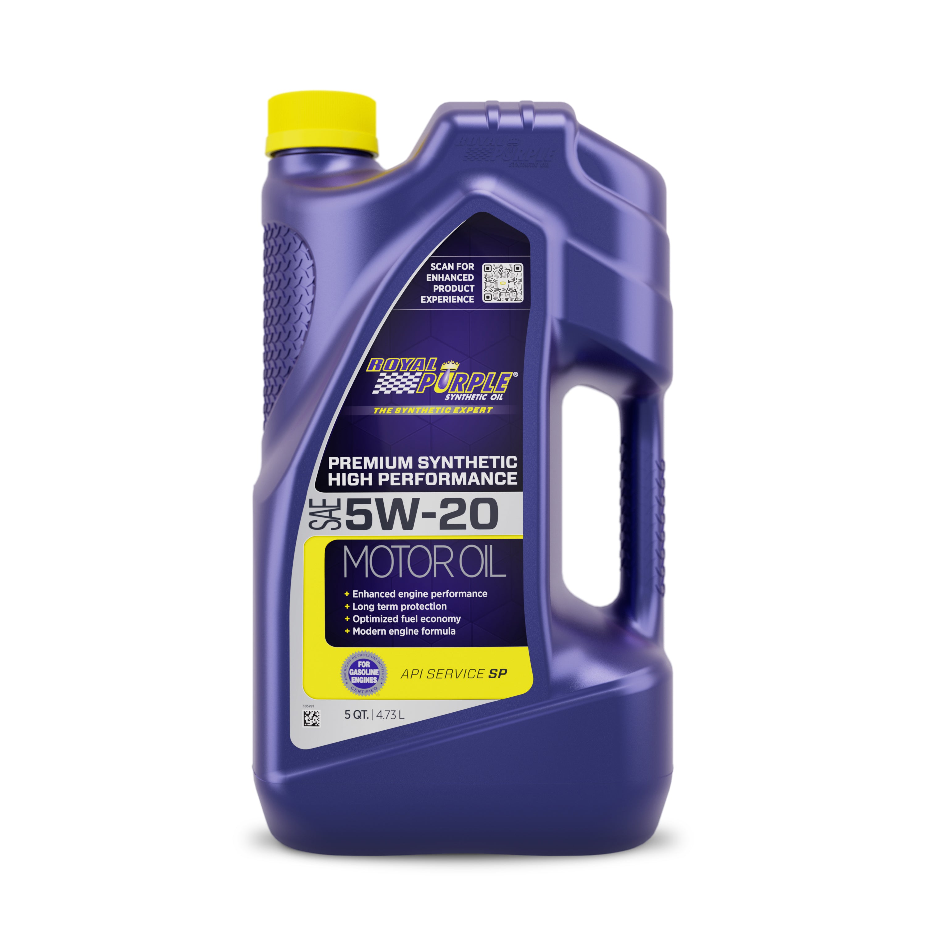 Royal Purple 5w20 Multi-Grade SAE Oil 5 Quart Bottle Motor Oil - ROY51520