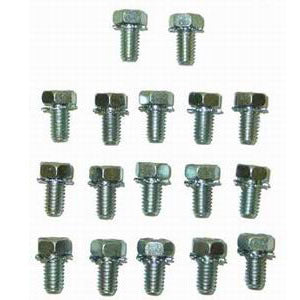 RACING POWER CO-PACKAGED R0031 Transmission Pan Bolt Kit, 5/16-18 in Thread, 0.750 in Long, 17-Piece