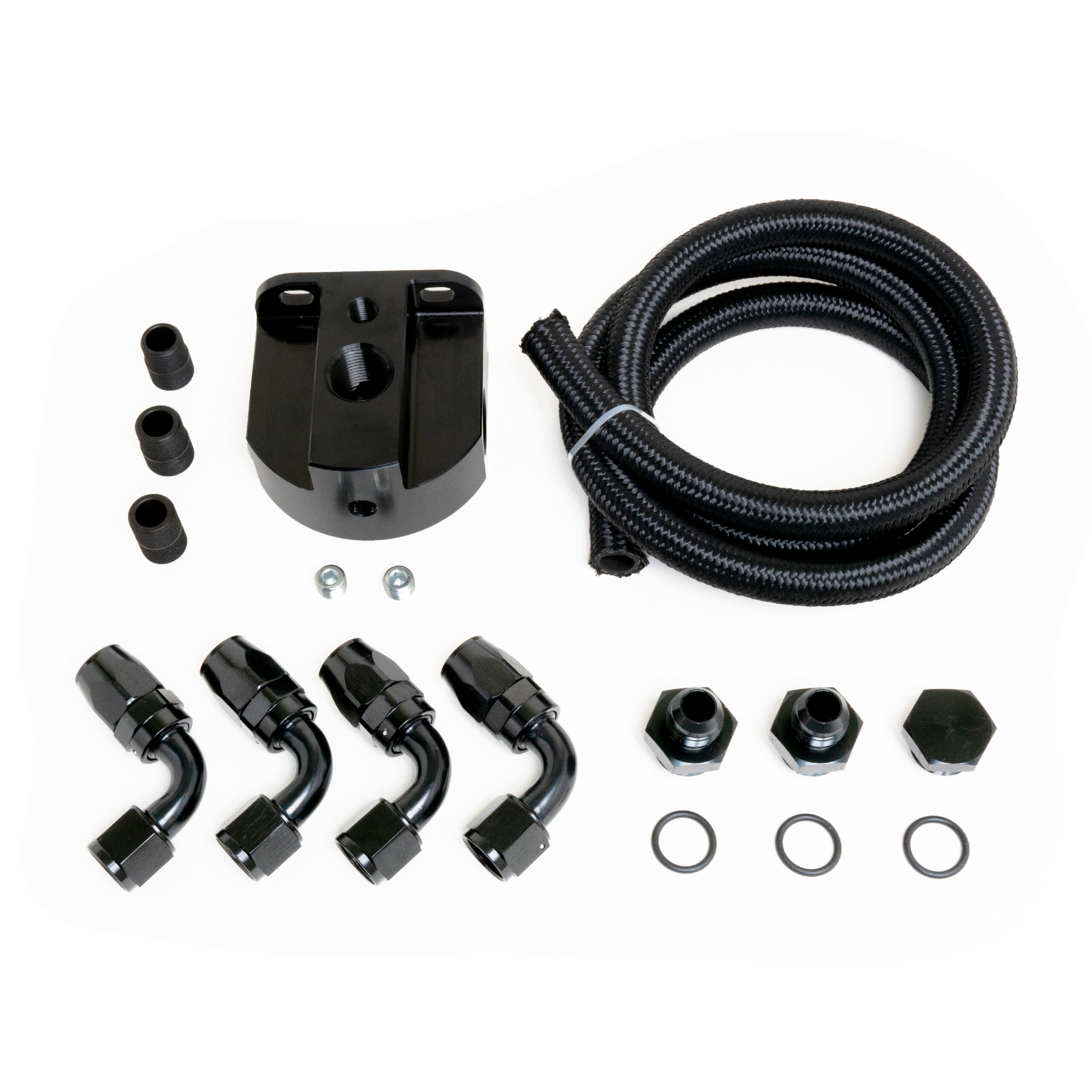 Racing Power Company R5317 LS Oil Filter Relocation Kit -10 AN