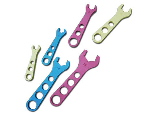 RACING POWER CO-PACKAGED R6211 Aluminum AN Wrench Set, 6-Piece
