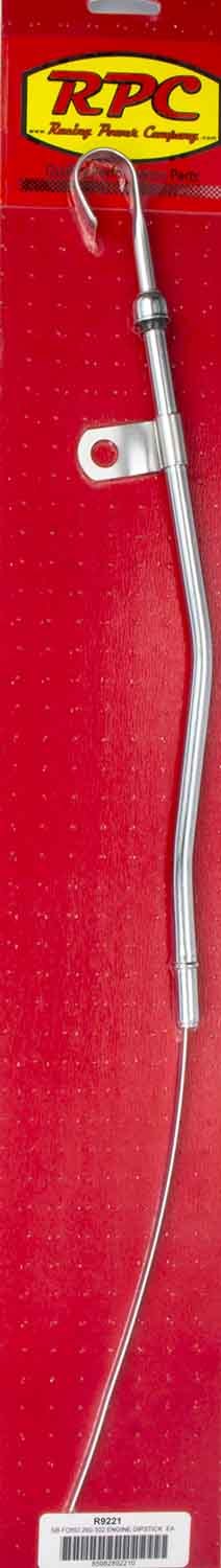 Racing Power Co-Packaged R9221 SBF Chrome Engine Oil Dipstick