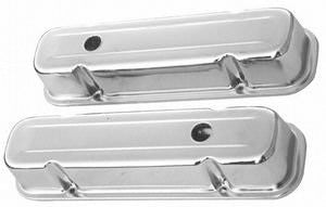 RACING POWER CO-PACKAGED R9300 Tall Chrome Valve Covers for 1959-1979 Pontiac V8