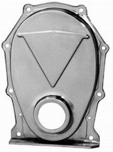 Racing Power Co-Packaged R9392 Chrome Steel Timing Cover for Mopar B/RB-Series and 426 Hemi