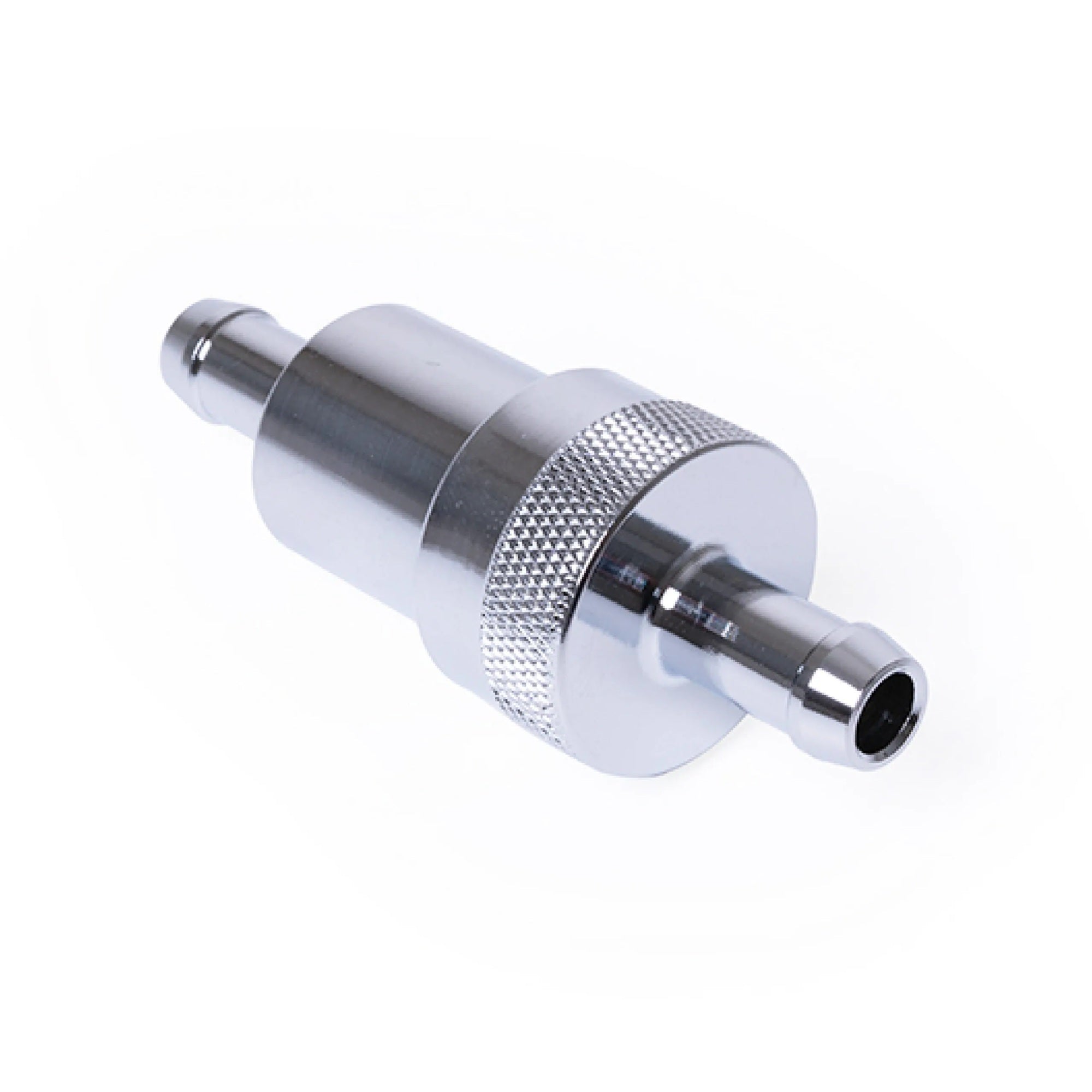 Racing Power Co-Packaged R9407 Billet Aluminum In-Line Fuel Filter, 3/8-Inch Hose Barb