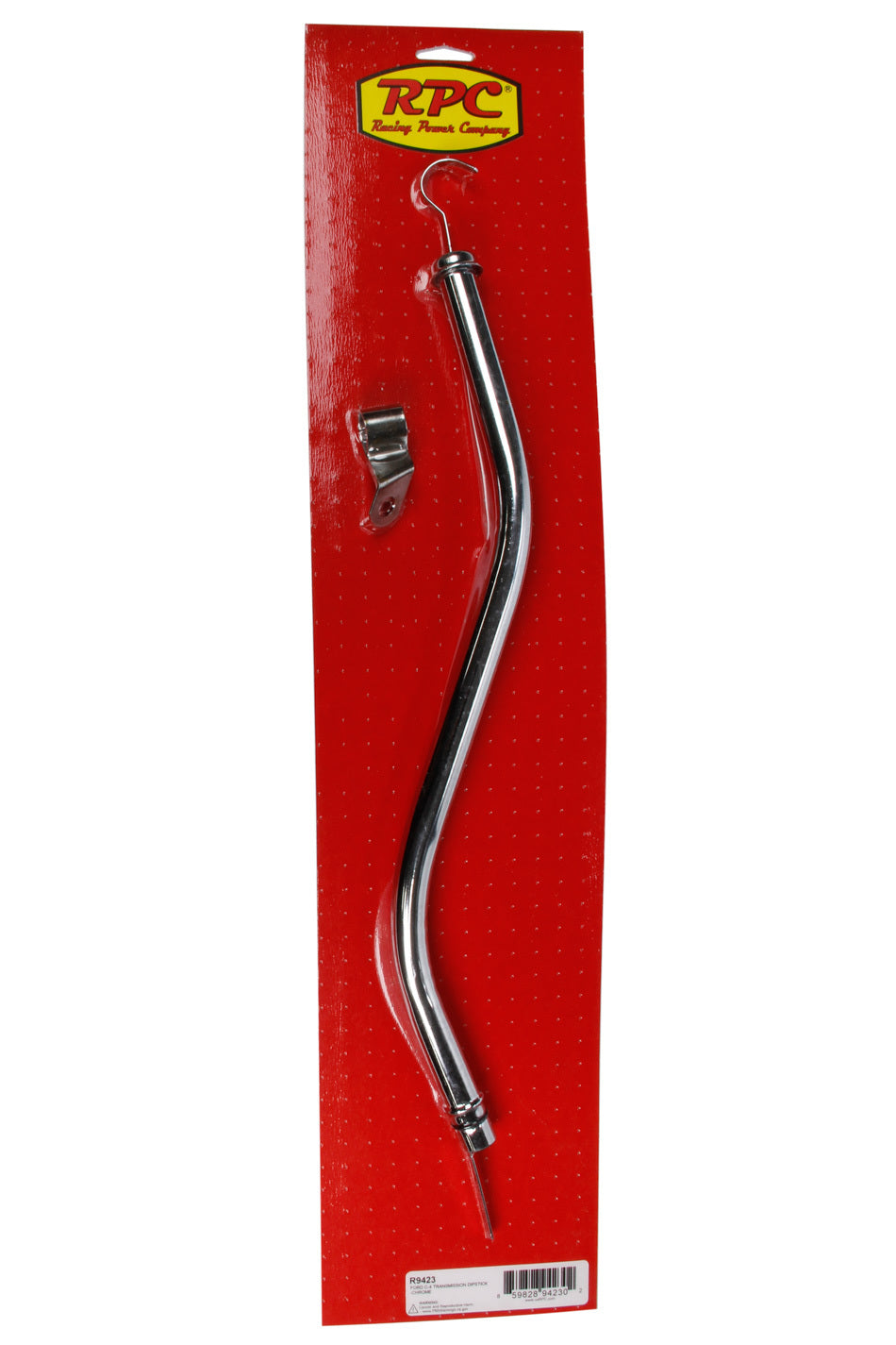 RACING POWER CO-PACKAGED R9423 Ford C-4 Transmission Dipstick - Chrome